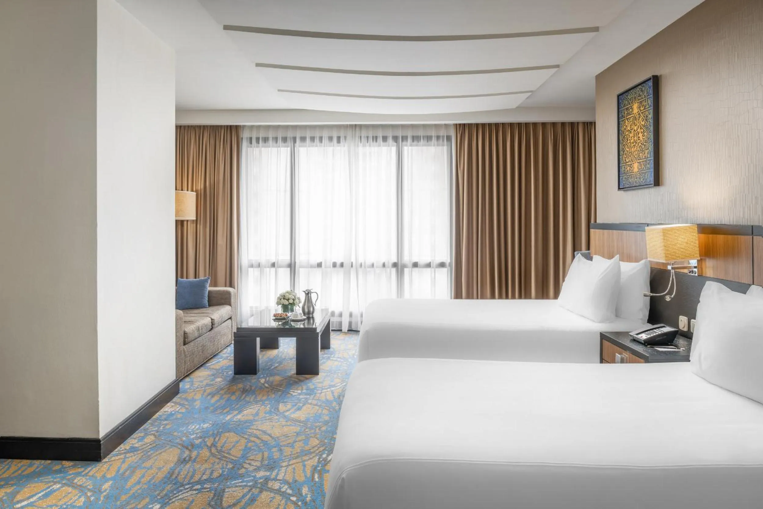 Bed in Al Ghufran Safwah Hotel Makkah