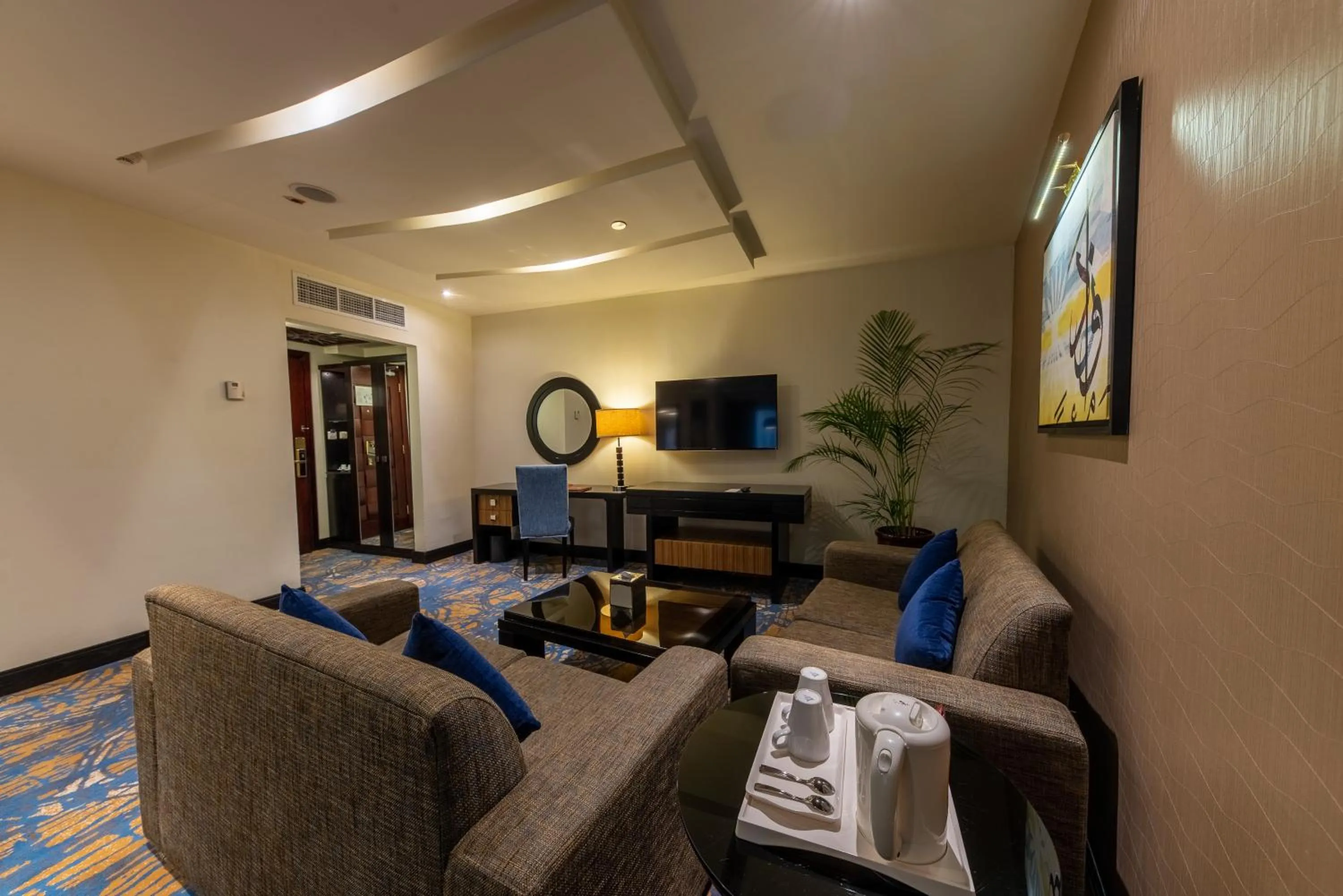 Living room in Al Ghufran Safwah Hotel Makkah