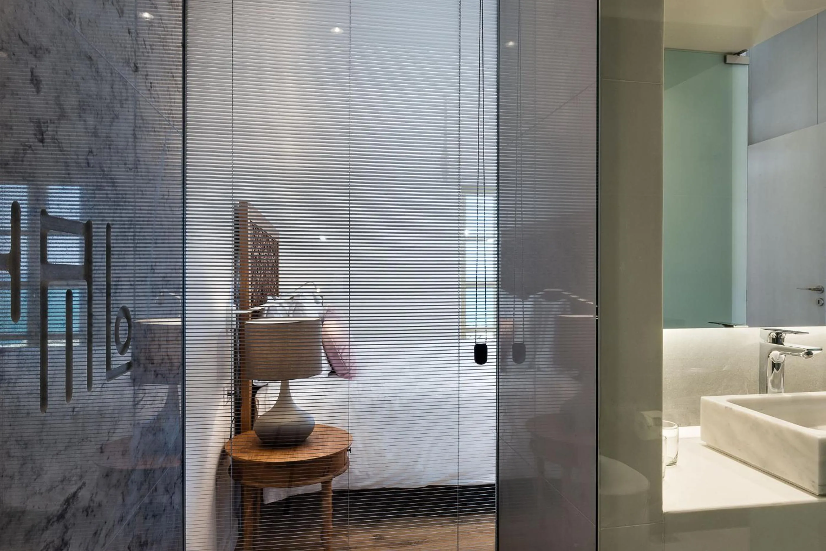 Bathroom in Avra Apartments Kolymbari Harbour