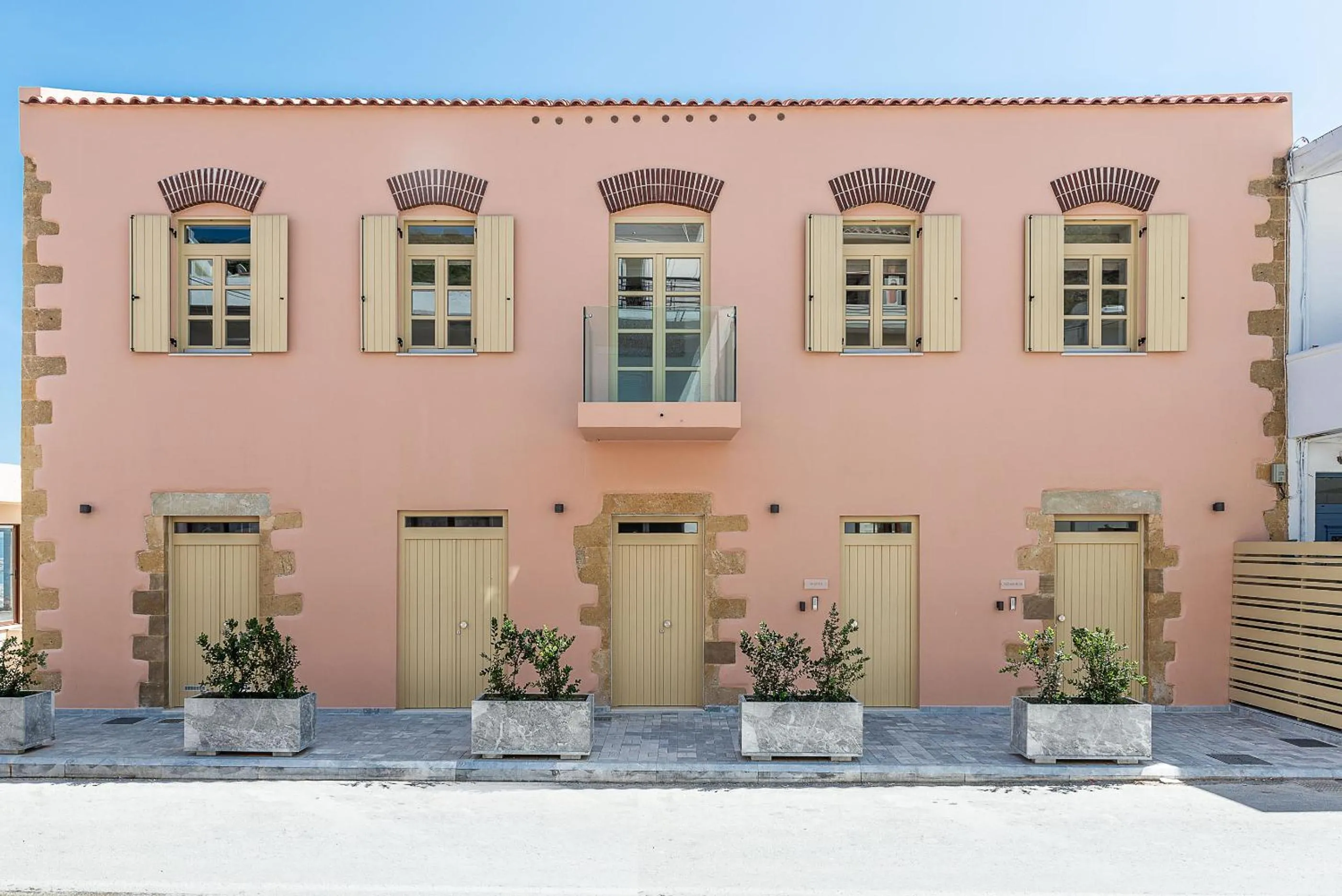 Property building in Avra Apartments Kolymbari Harbour