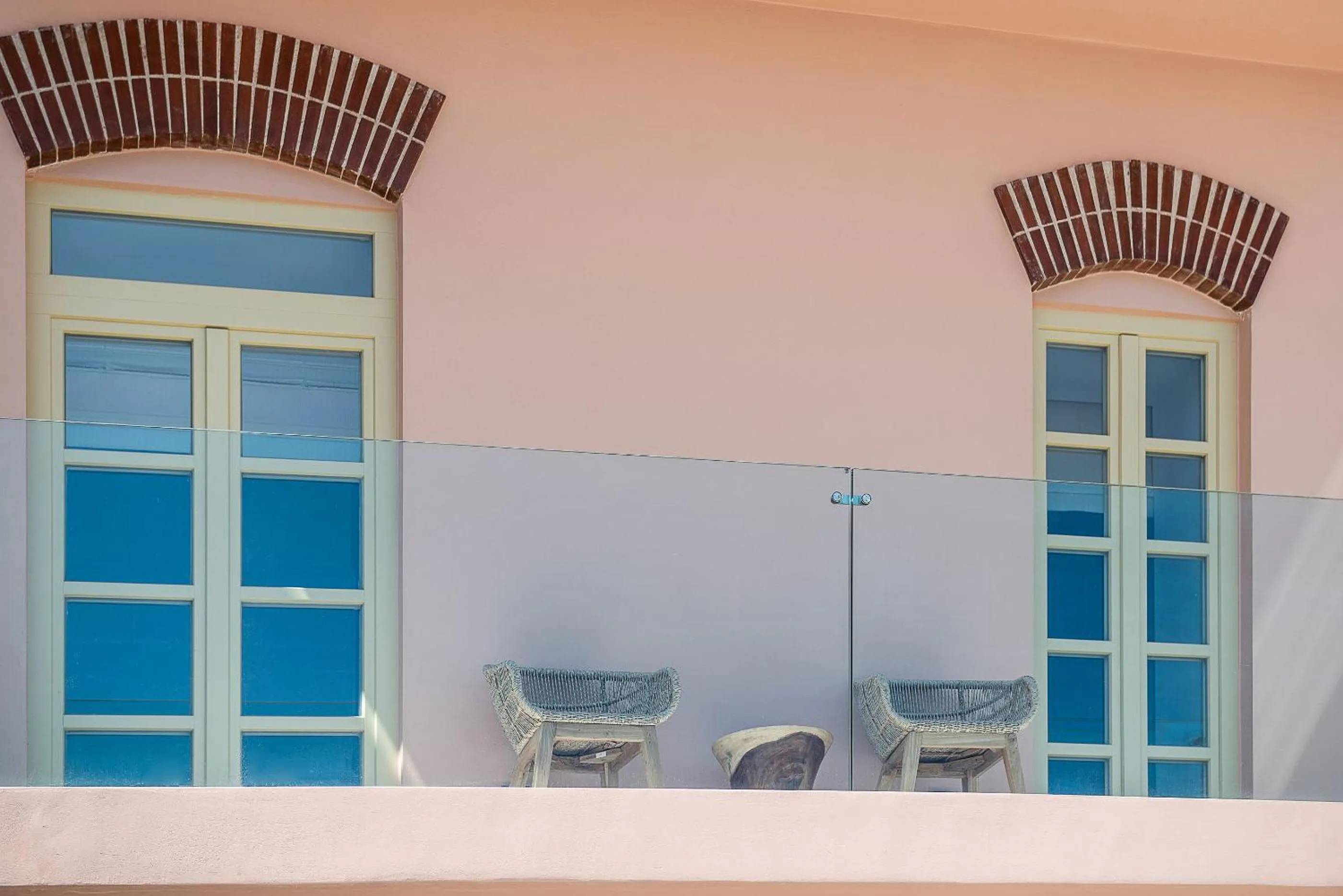Balcony/Terrace in Avra Apartments Kolymbari Harbour