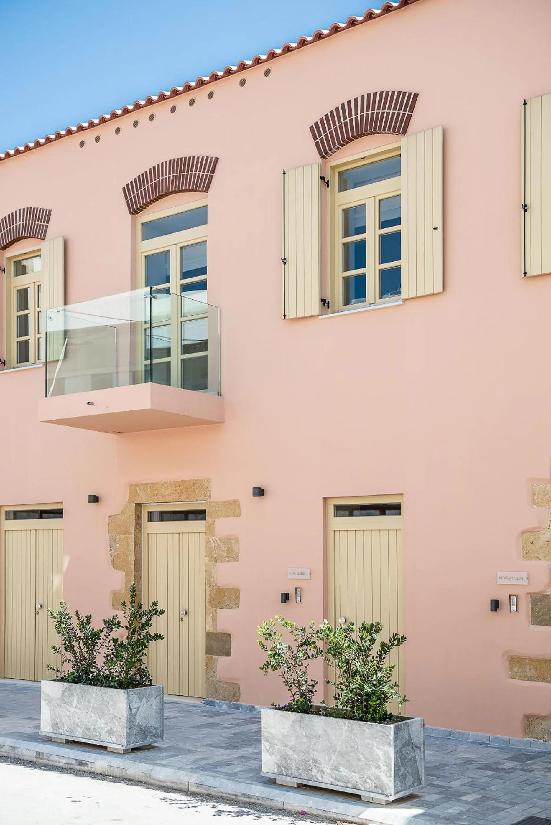Property building in Avra Apartments Kolymbari Harbour