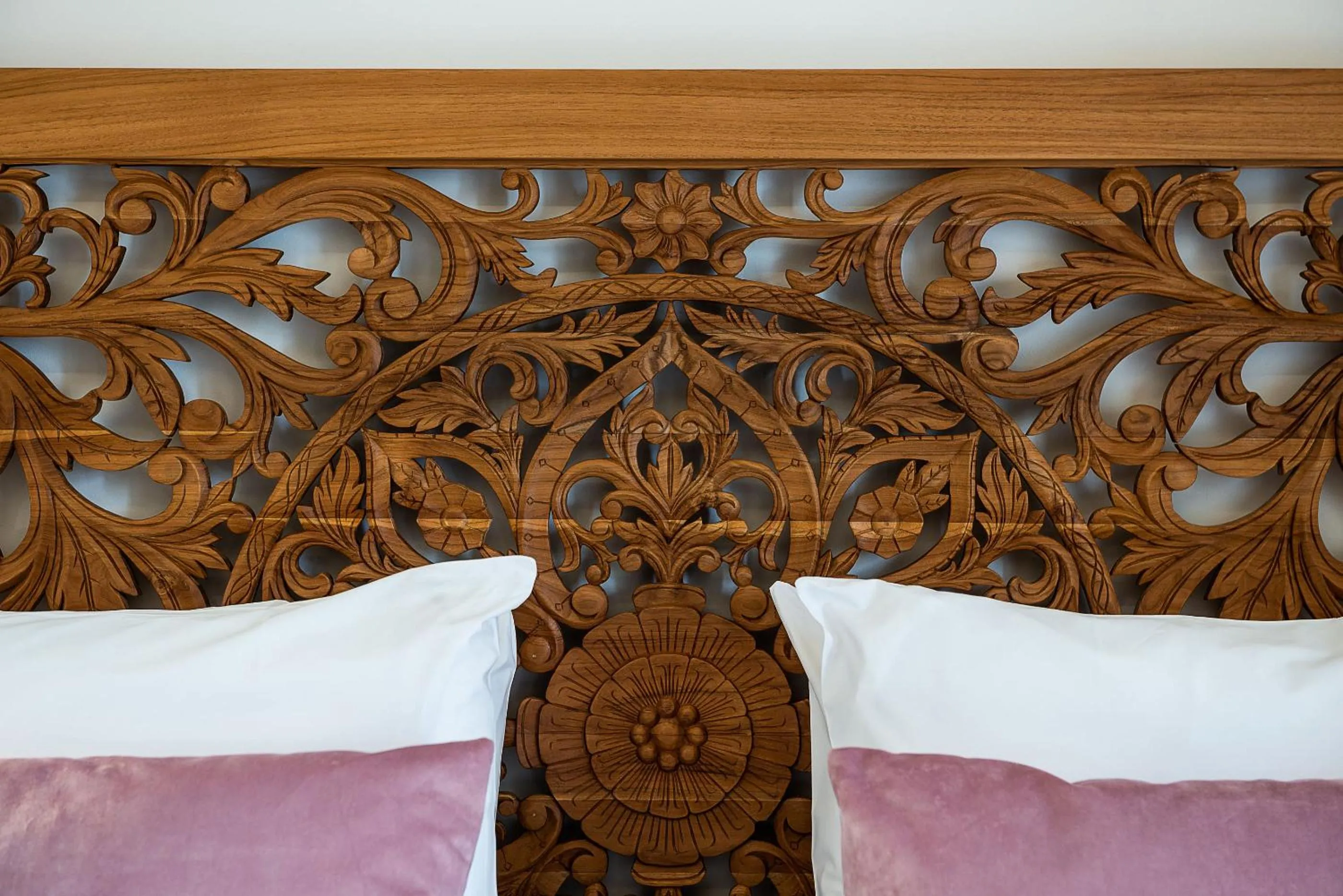 Bed in Avra Apartments Kolymbari Harbour