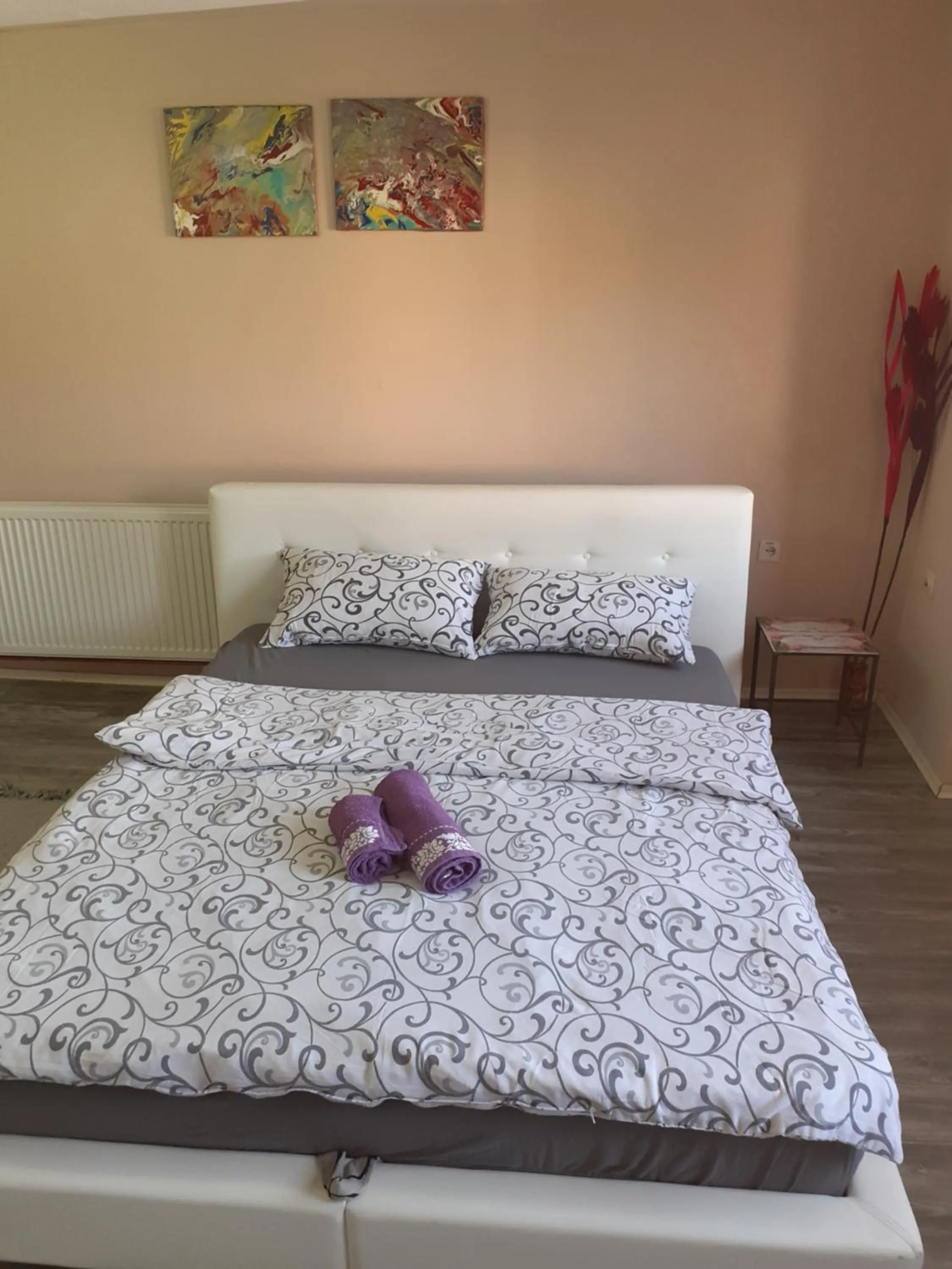 Bed in Mega Apartment