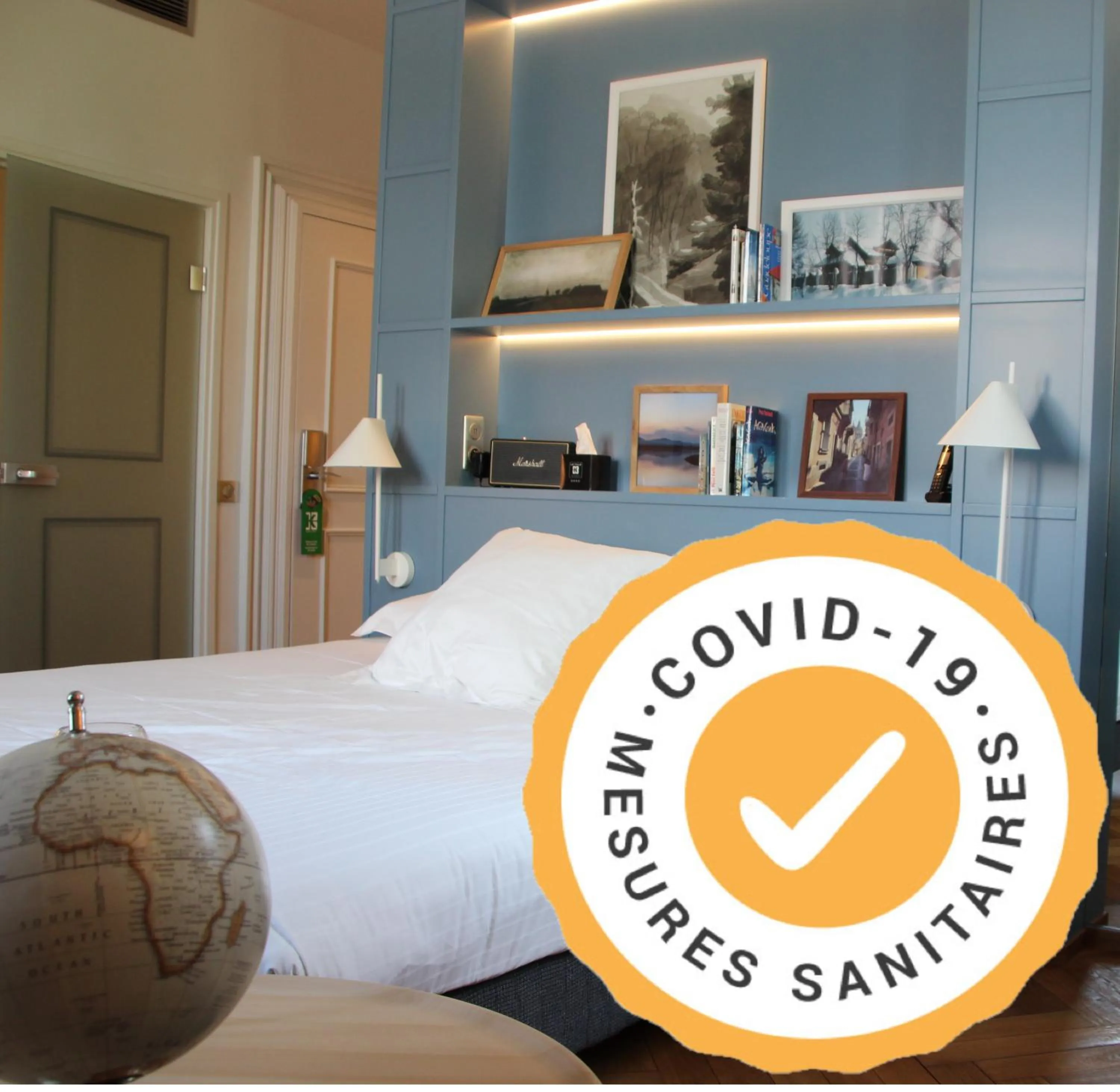 Bedroom, Bed in Hôtel et Spa La Villa K - Basel Airport