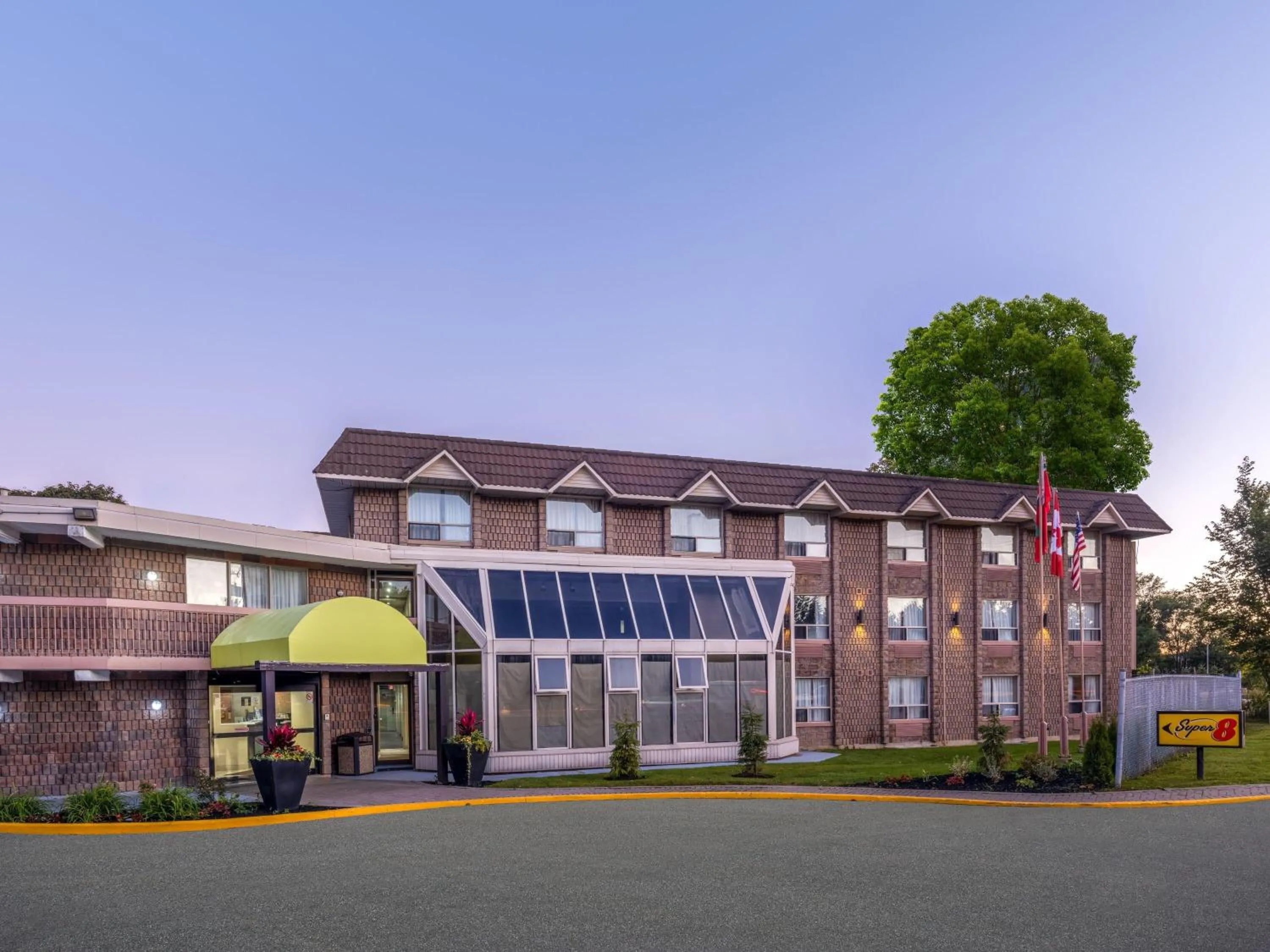 Property building in Super 8 by Wyndham Toronto East ON