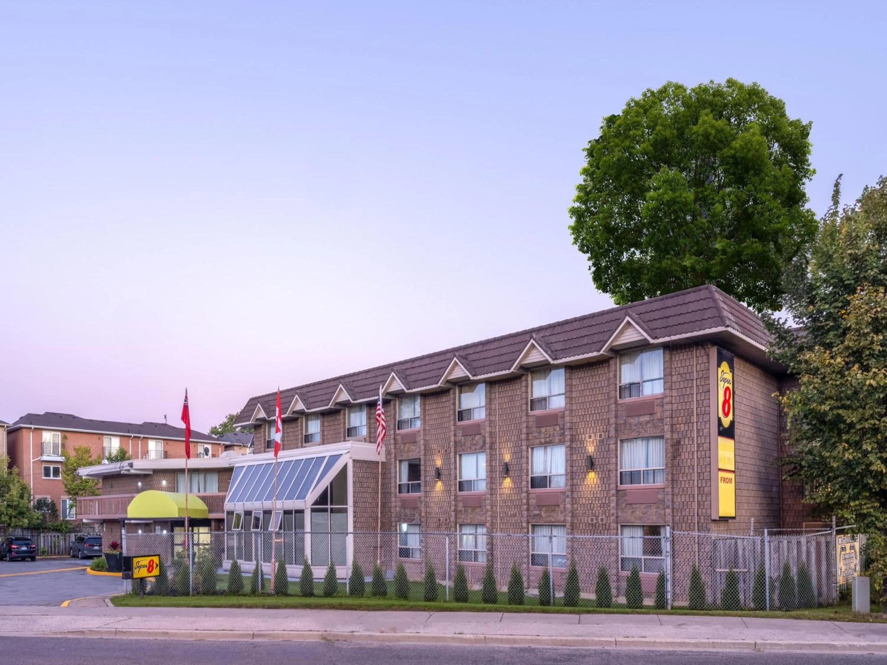 Property building in Super 8 by Wyndham Toronto East ON