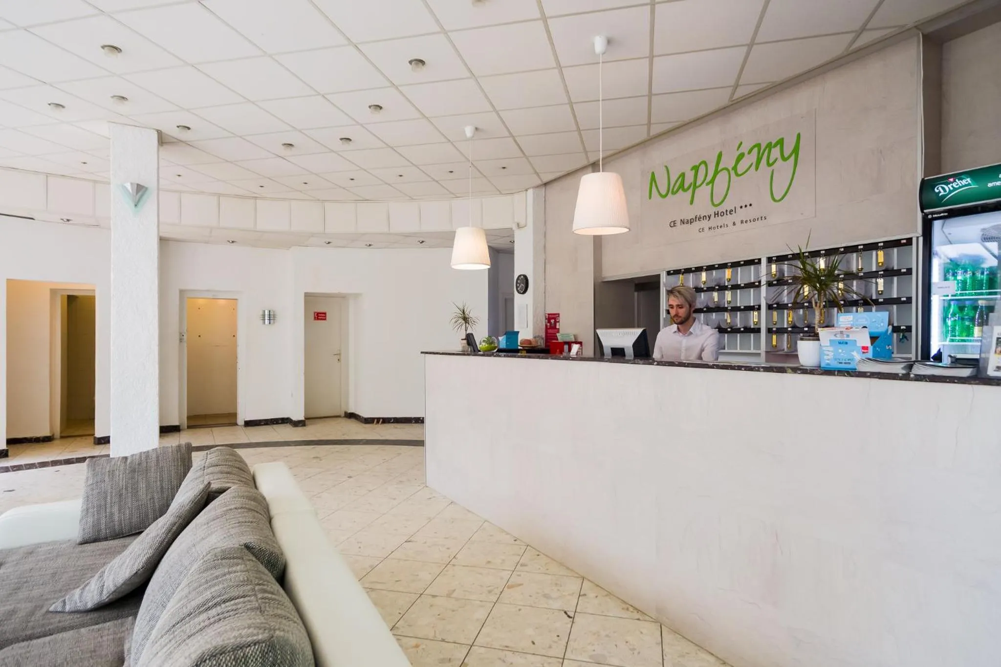 Lobby or reception in CE Napfény Hotel