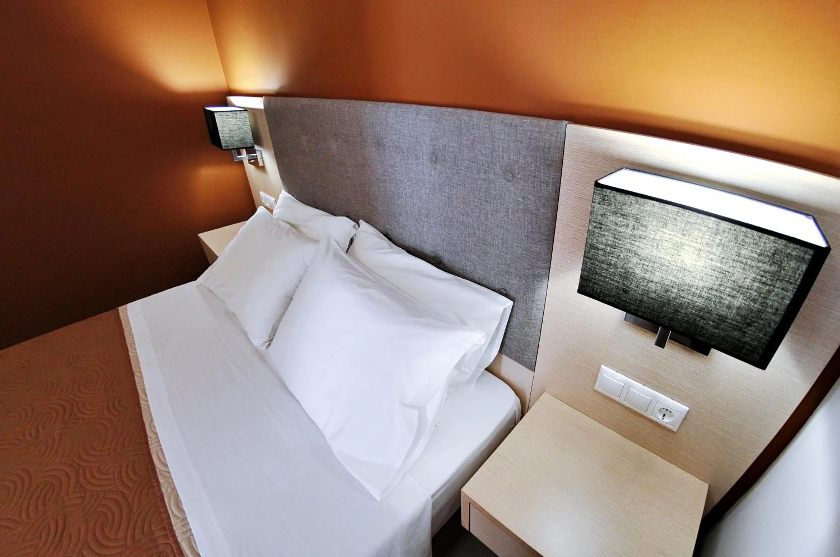 Decorative detail, Bed in Vliho Bay Boutique Hotel