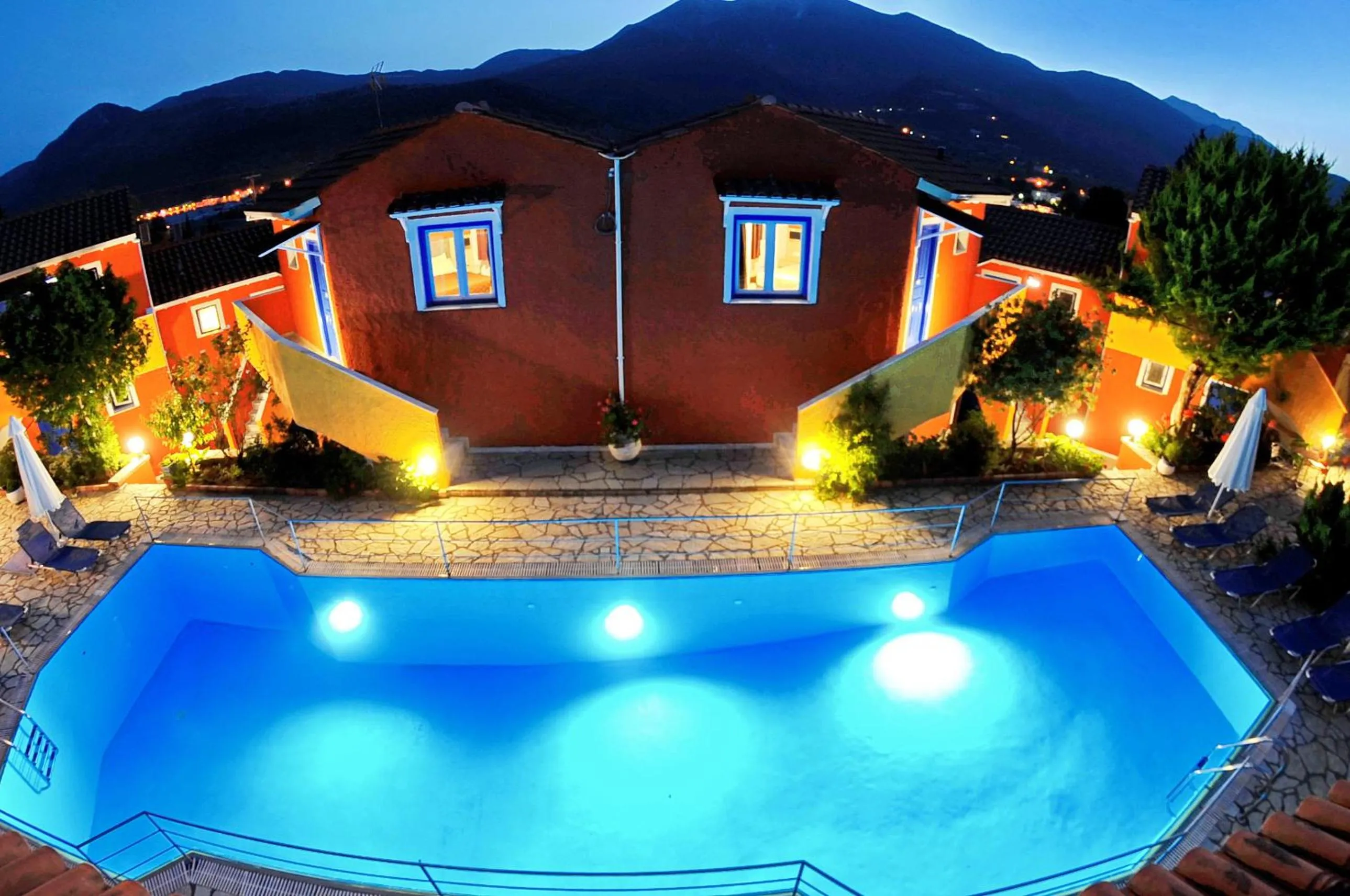 Swimming pool in Vliho Bay Boutique Hotel