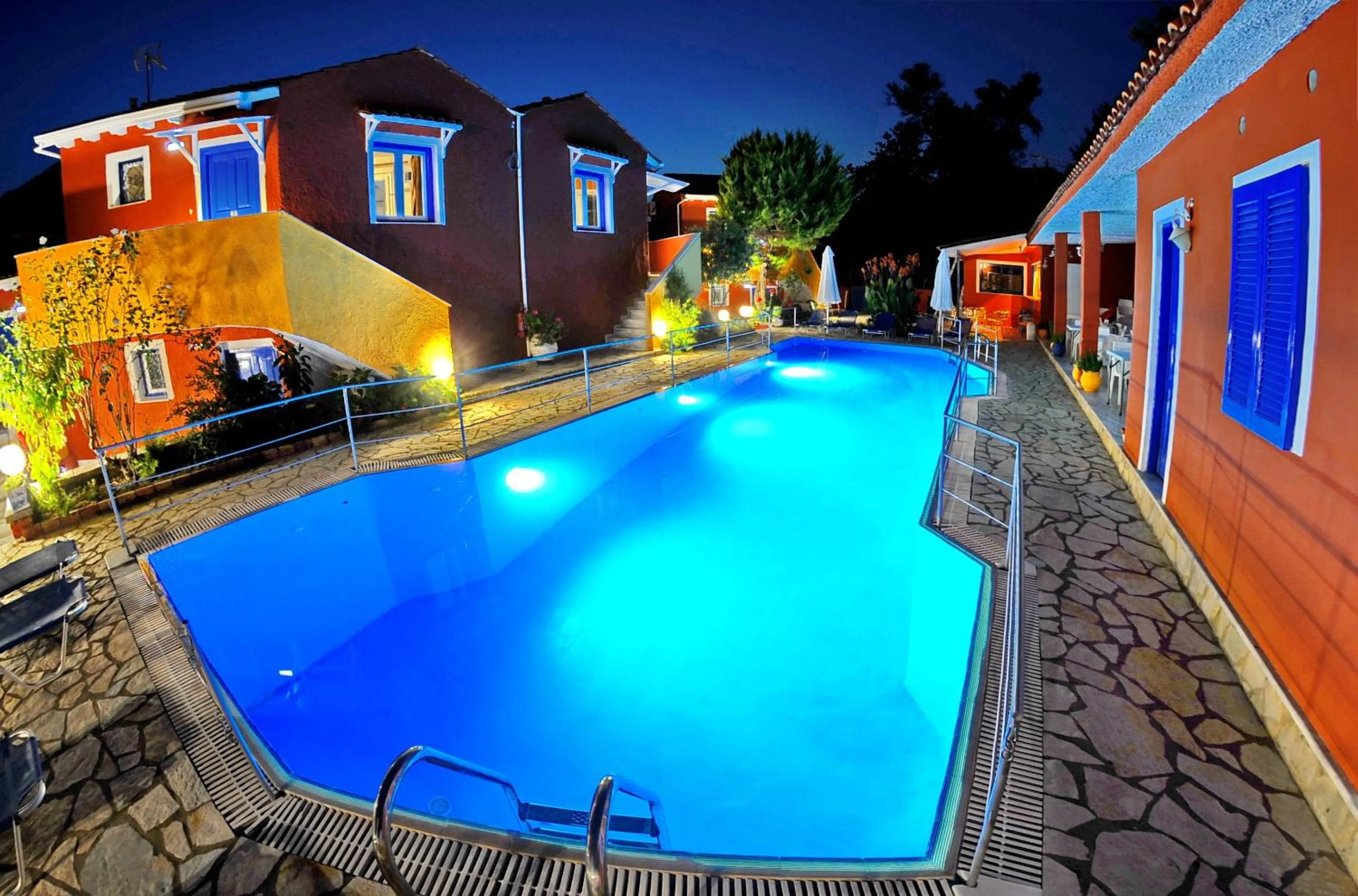 Swimming pool in Vliho Bay Boutique Hotel