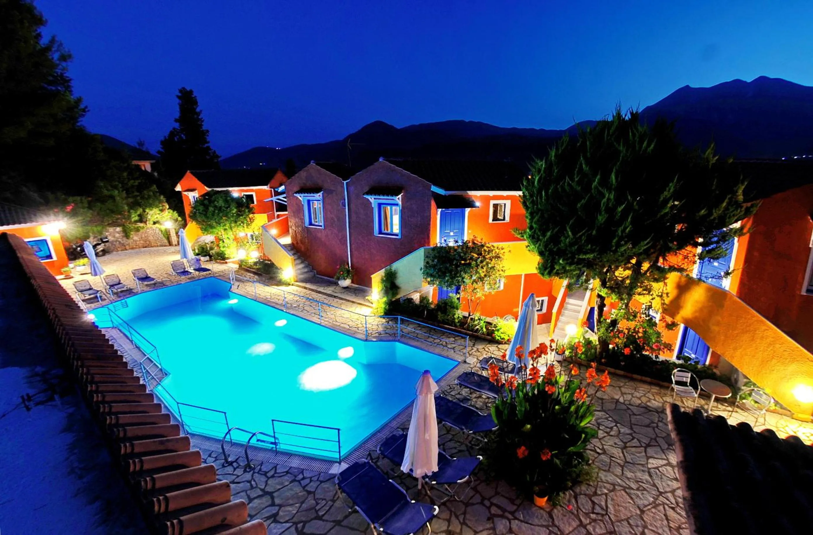 Swimming pool in Vliho Bay Boutique Hotel