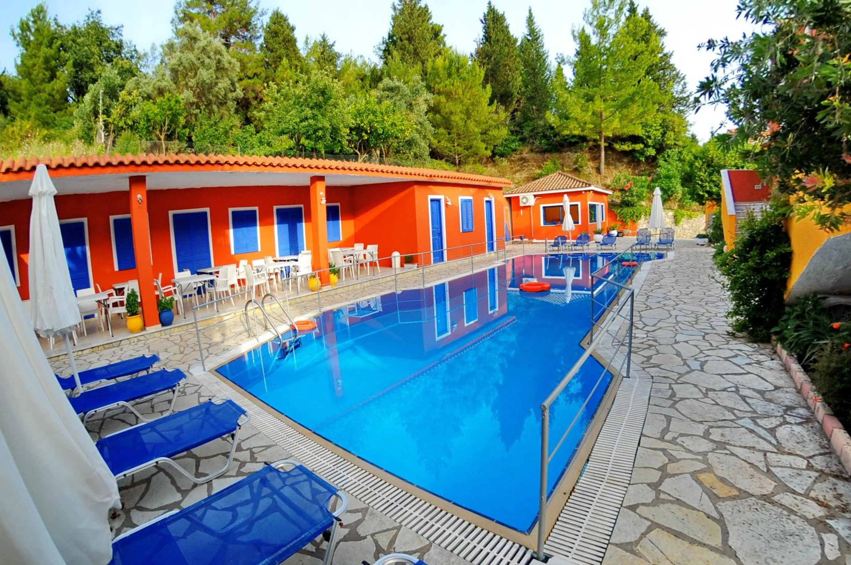 Swimming pool in Vliho Bay Boutique Hotel
