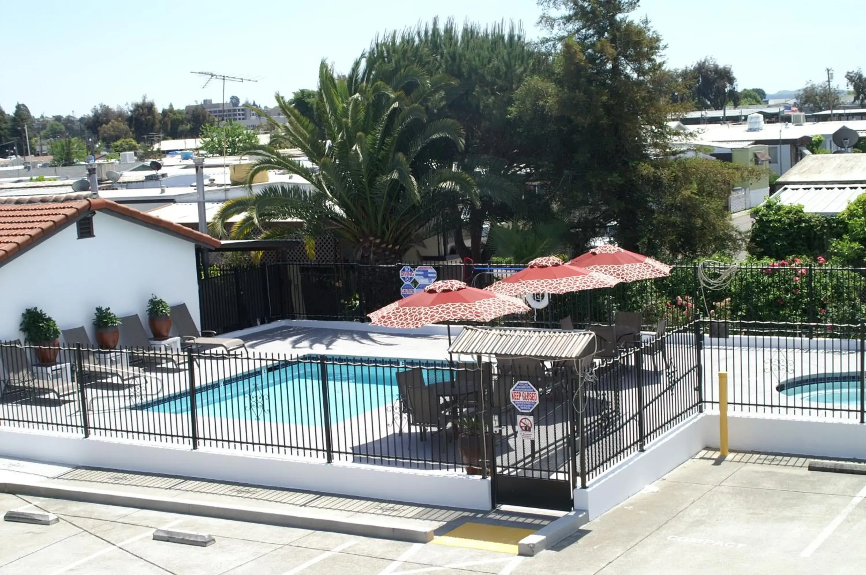 Swimming pool in Travelodge by Wyndham Vallejo Swimming pool in Travelodge by Wyndham Vallejo