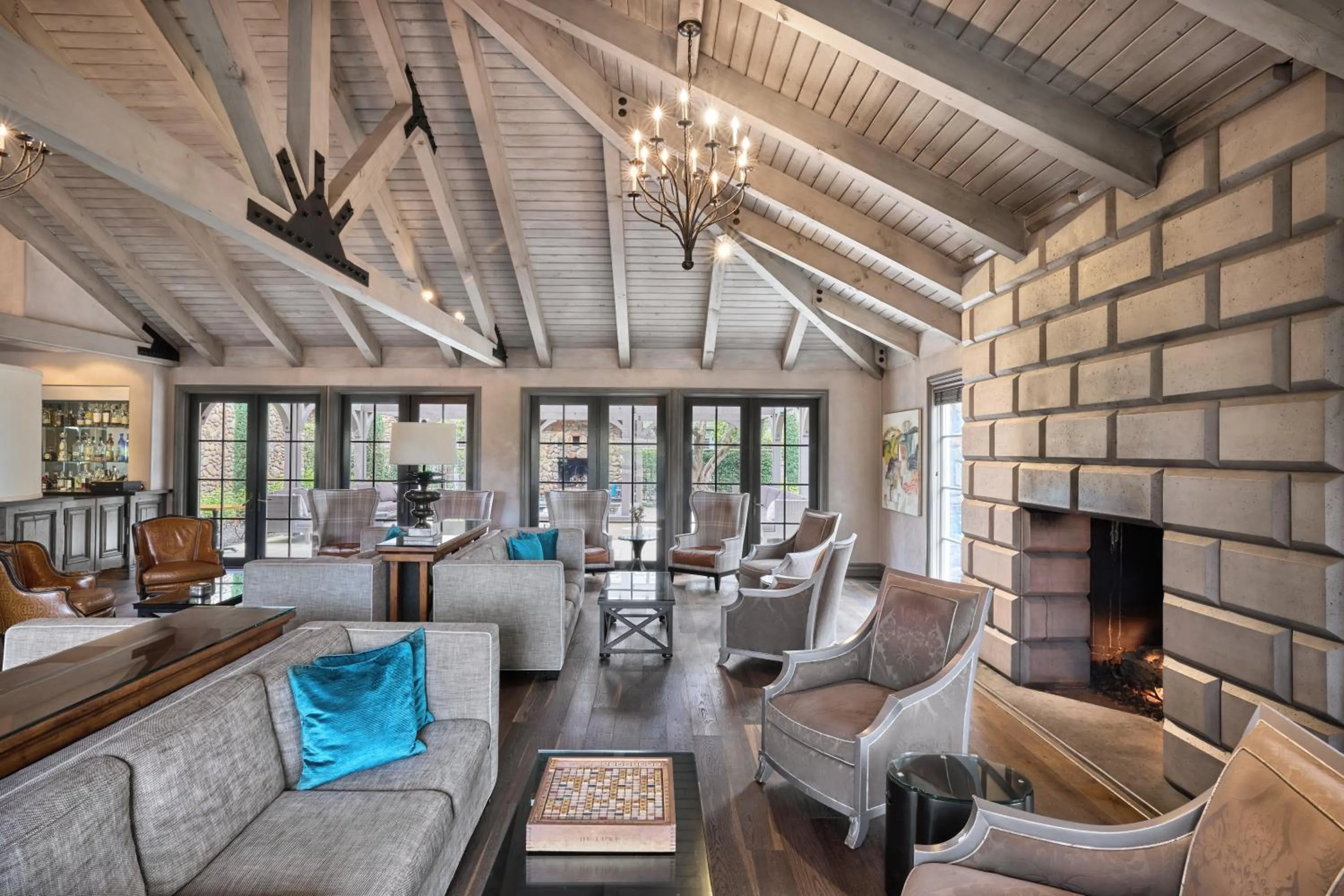 Lobby or reception in Hotel Yountville