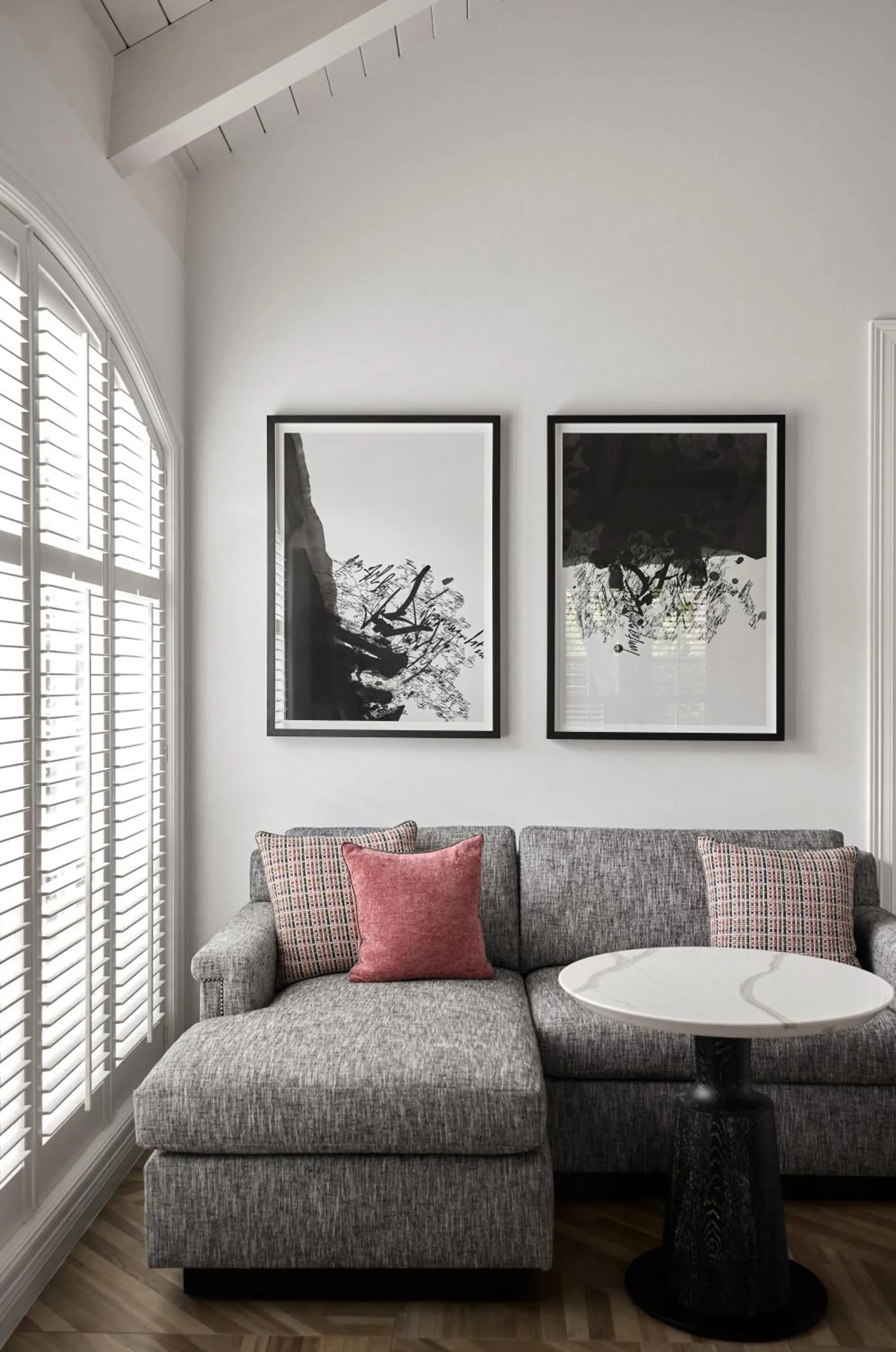 Seating area in Hotel Yountville