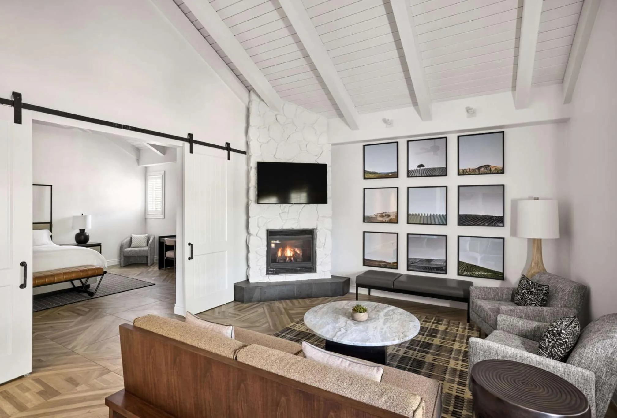 Living room in Hotel Yountville