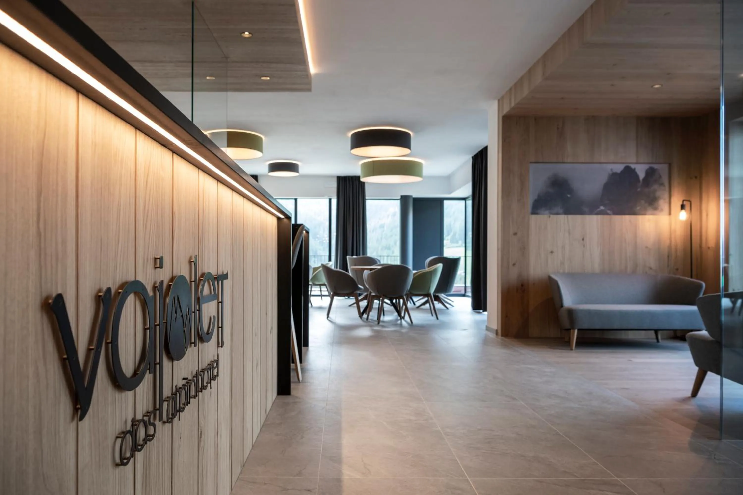 Lobby or reception in Alpinhotel Vajolet - Adults only