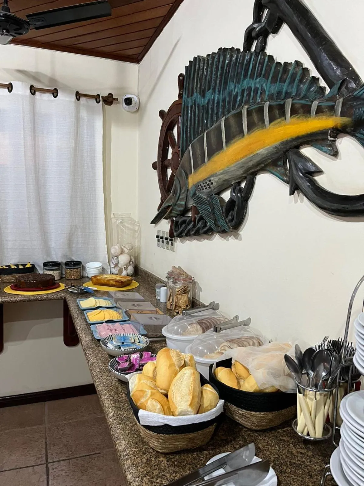 Breakfast in Pousada Sanhaço