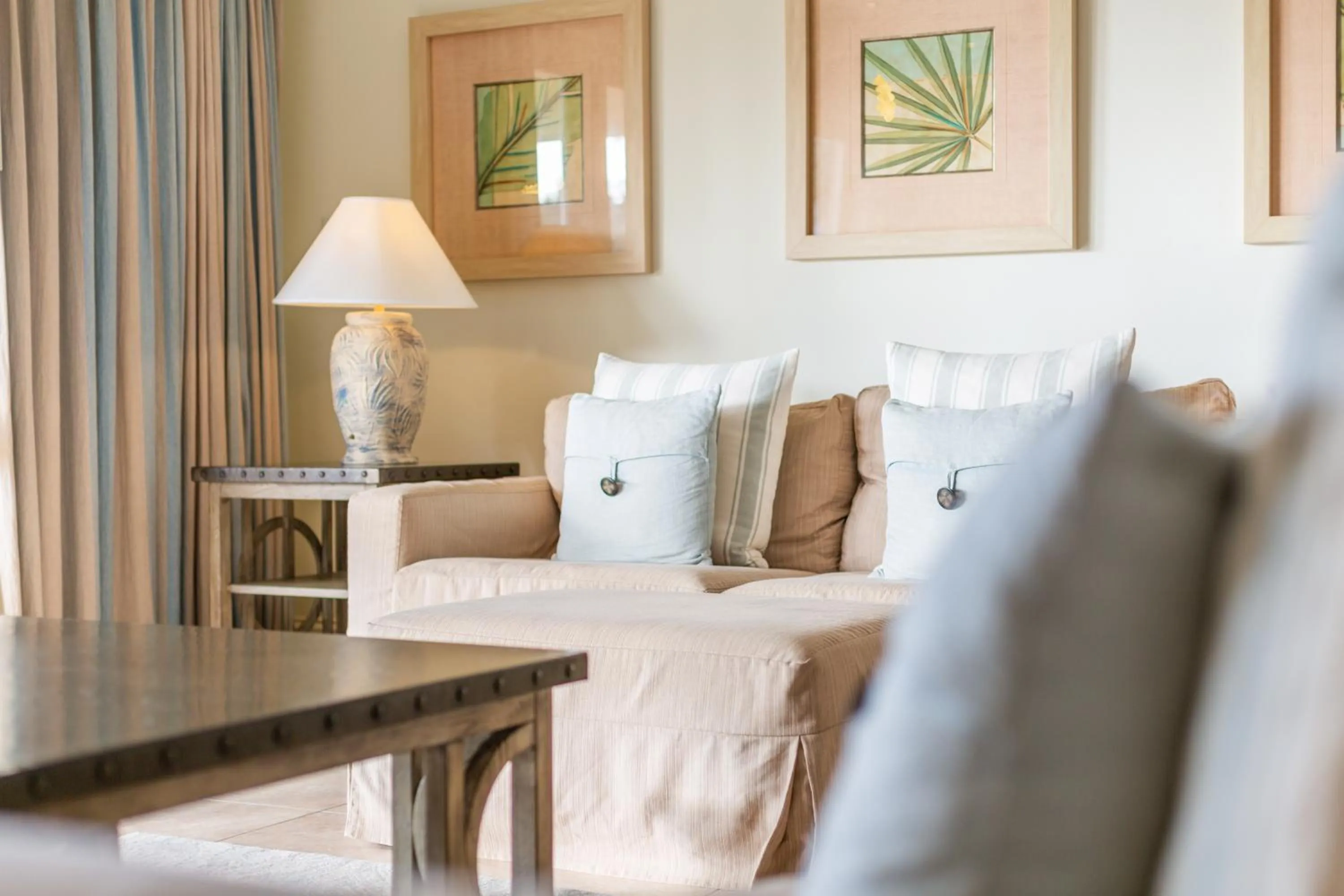 Seating area, Bed in Blue Waters Resort and Spa