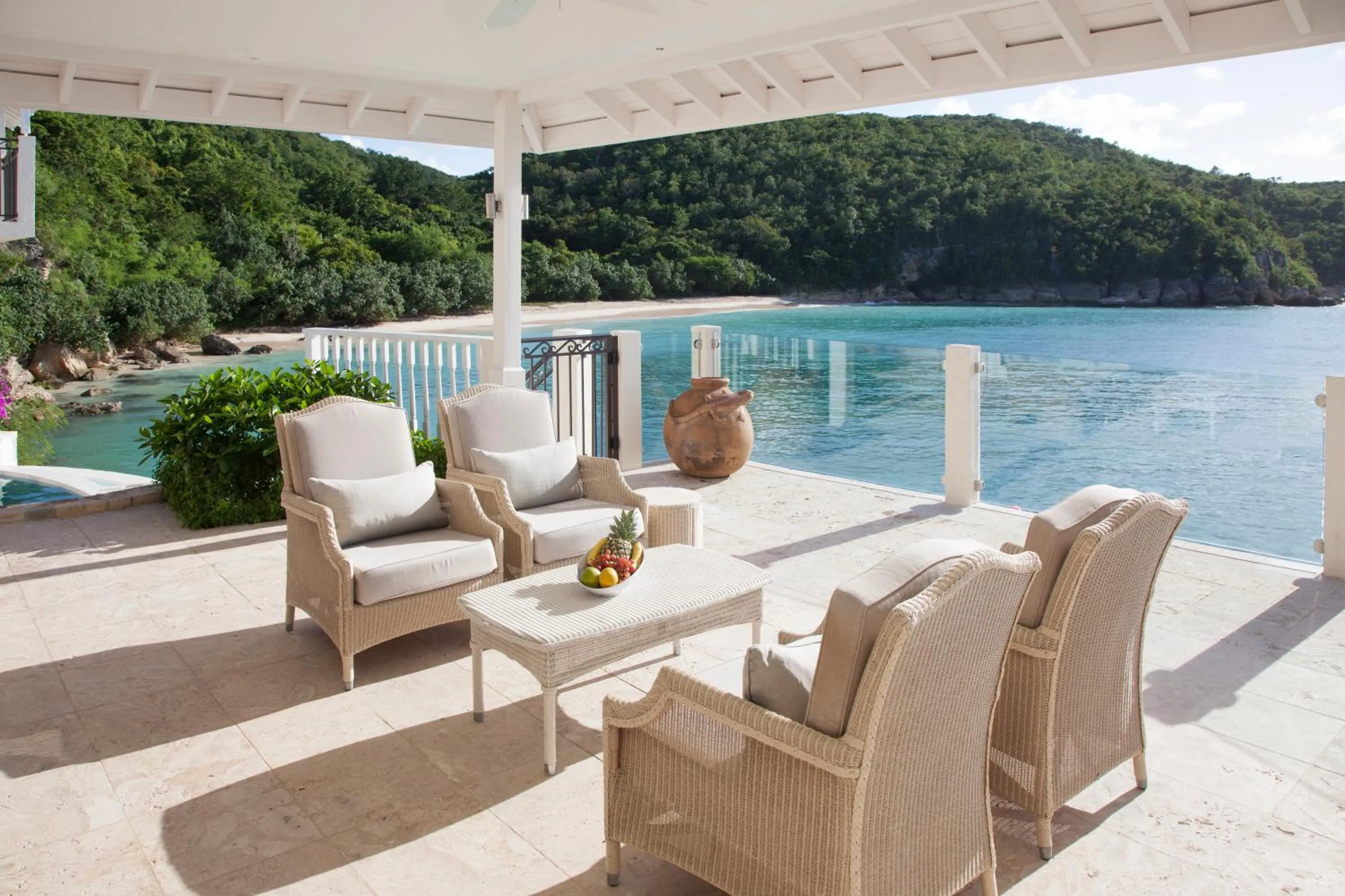 Patio in Blue Waters Resort and Spa