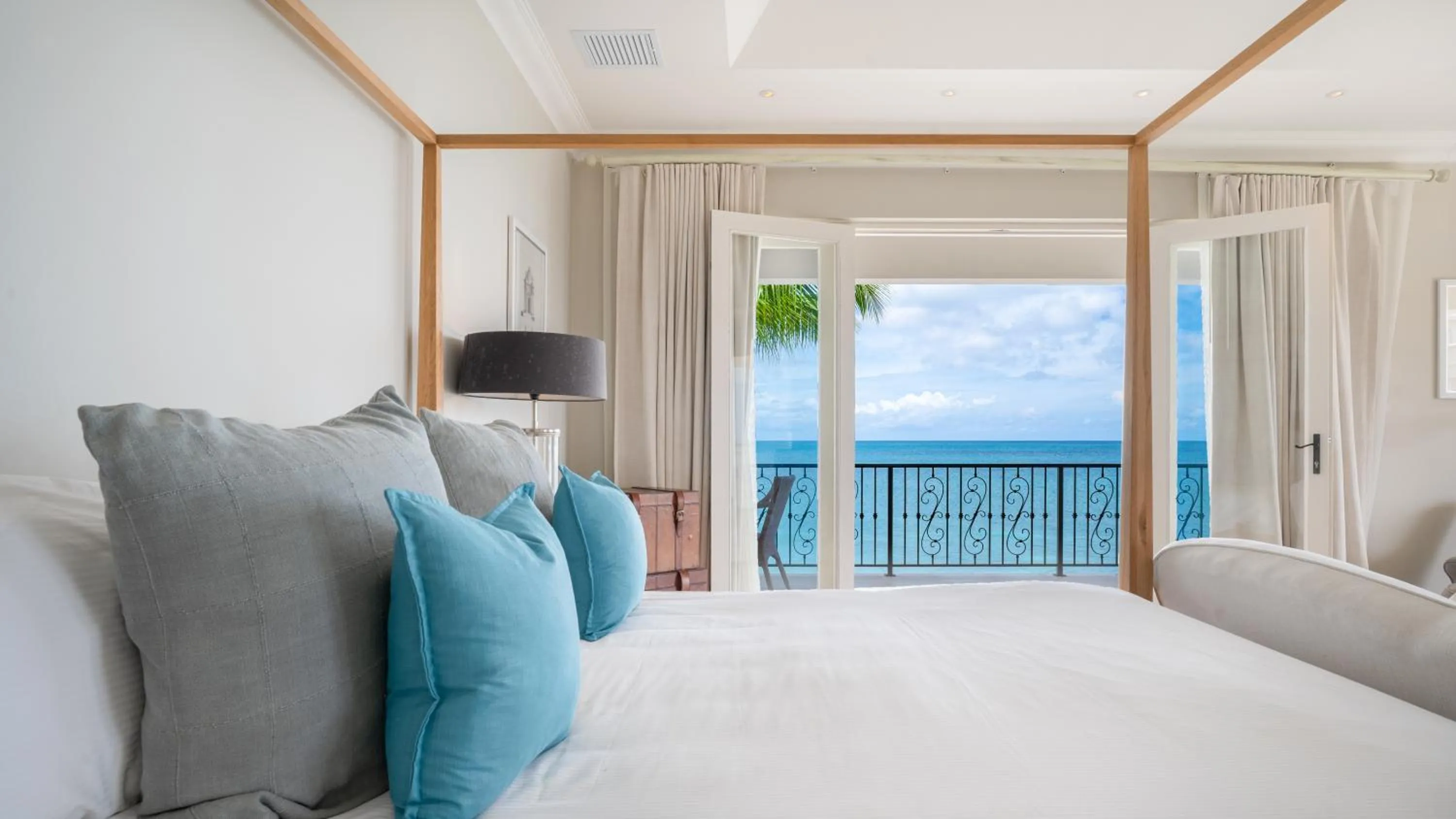 Bed in Blue Waters Resort and Spa