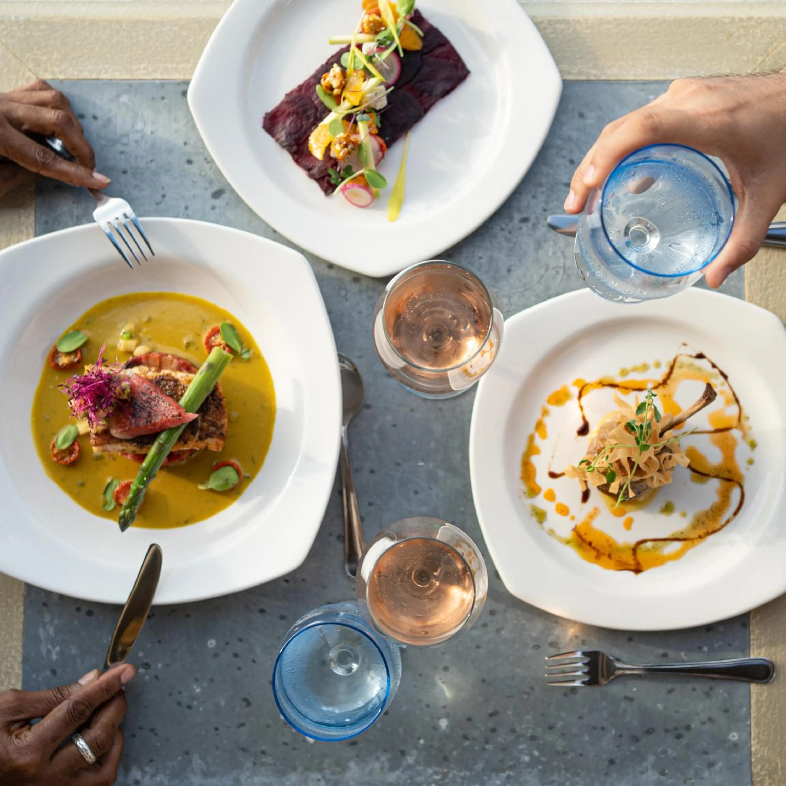 Food in Blue Waters Resort and Spa