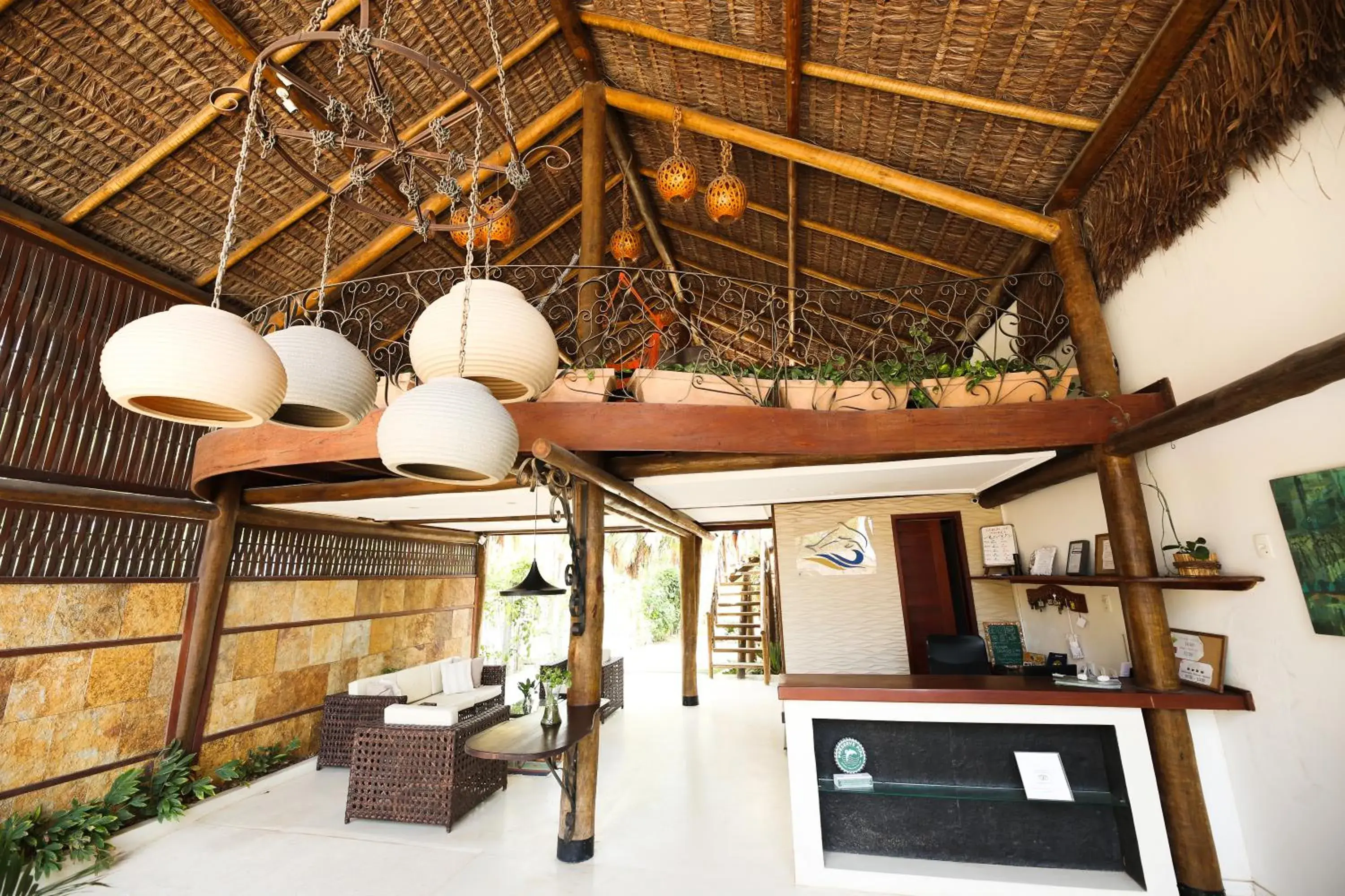Lobby or reception in Pousada Enseada Dos Golfinhos Lobby or reception in Pousada Enseada Dos Golfinhos
