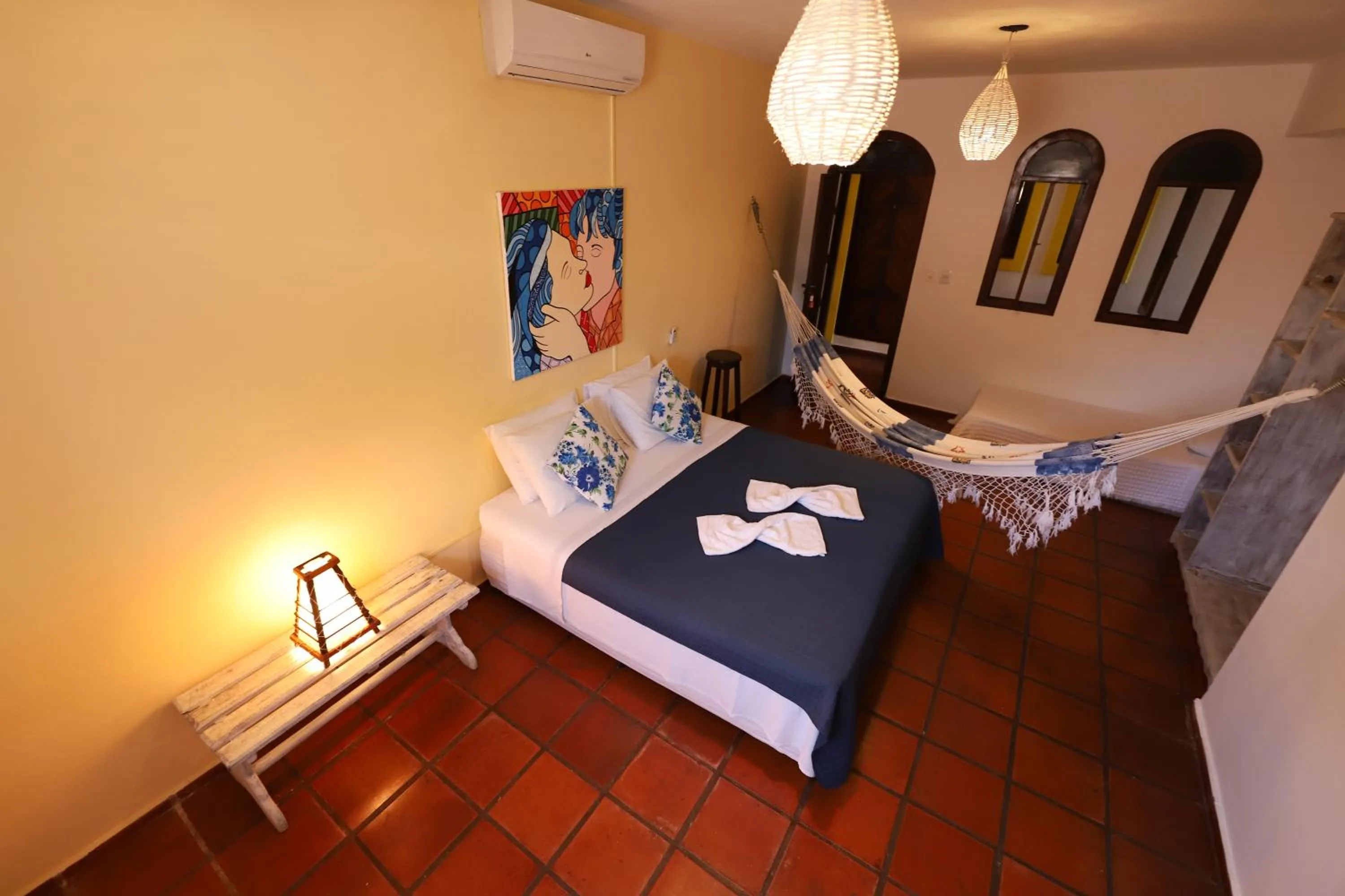 Bed in Pousada Enseada Dos Golfinhos