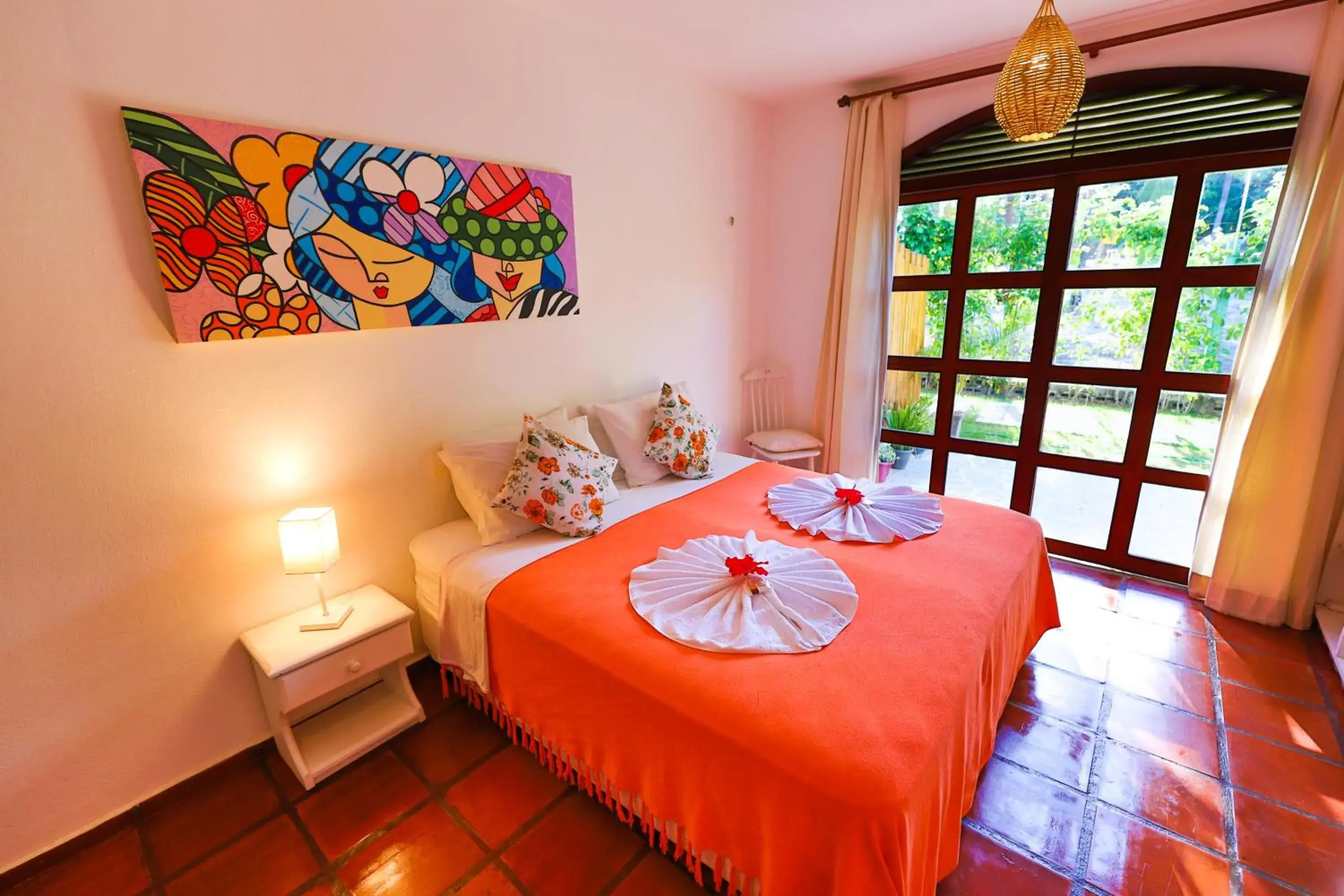 Bed in Pousada Enseada Dos Golfinhos Bed in Pousada Enseada Dos Golfinhos