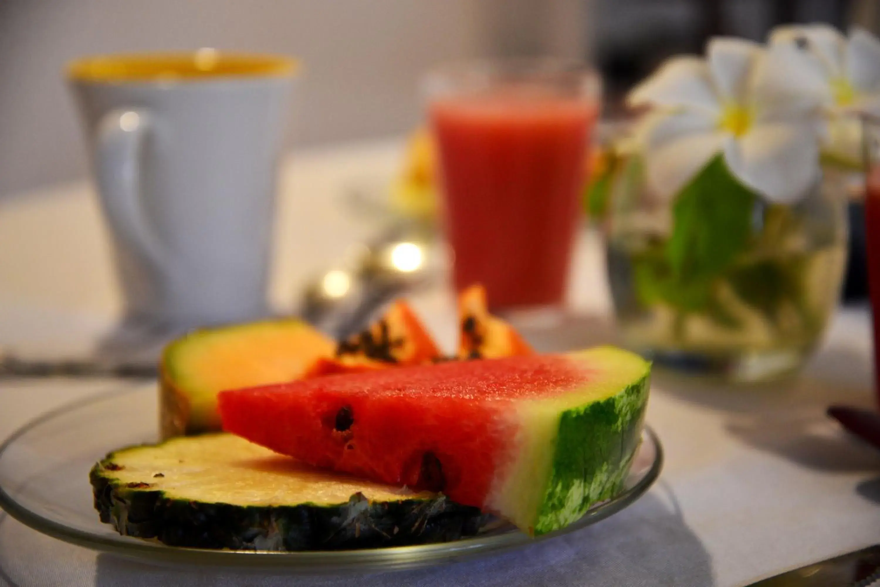 Buffet breakfast in Pousada Enseada Dos Golfinhos Buffet breakfast in Pousada Enseada Dos Golfinhos
