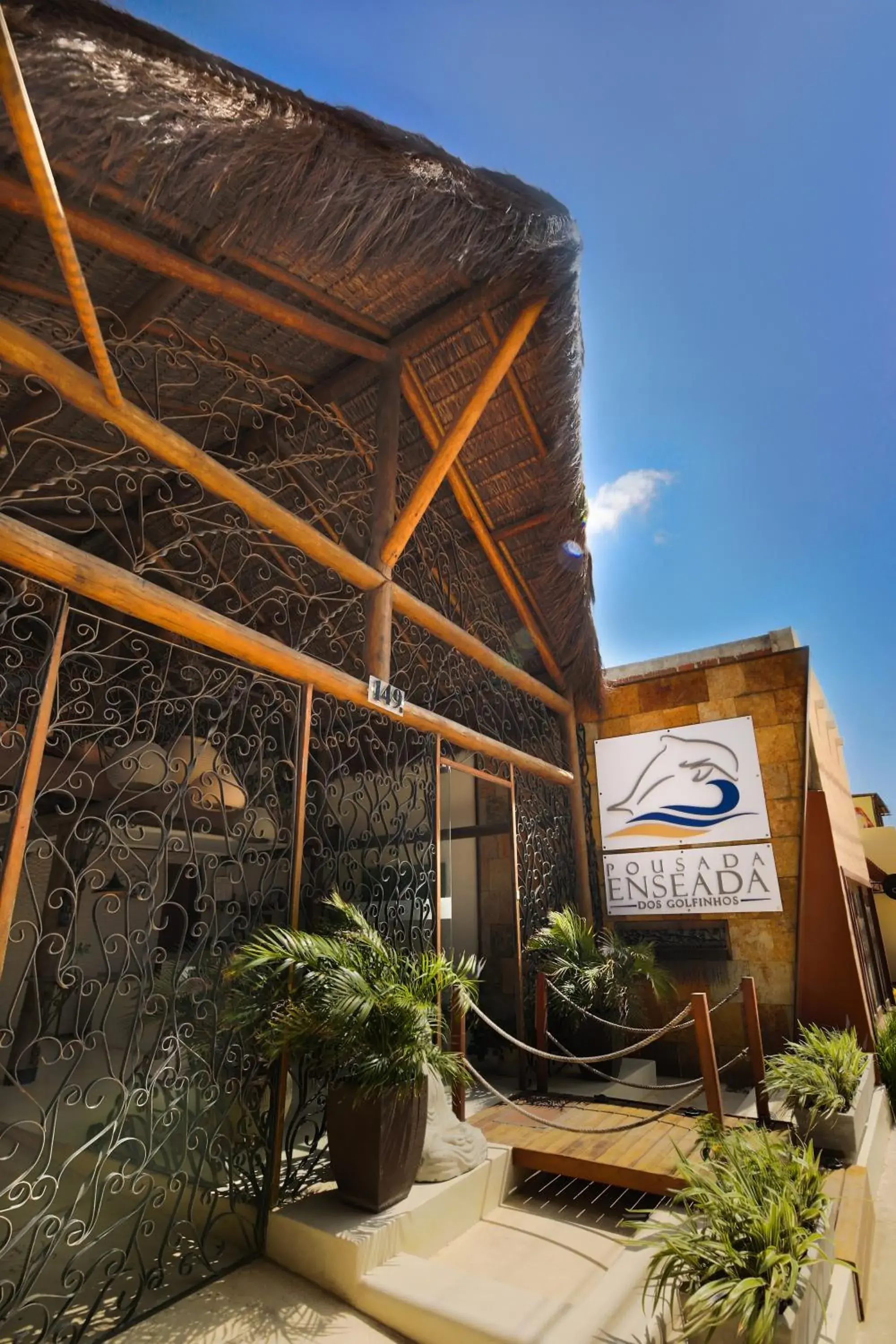 Property building in Pousada Enseada Dos Golfinhos Property building in Pousada Enseada Dos Golfinhos