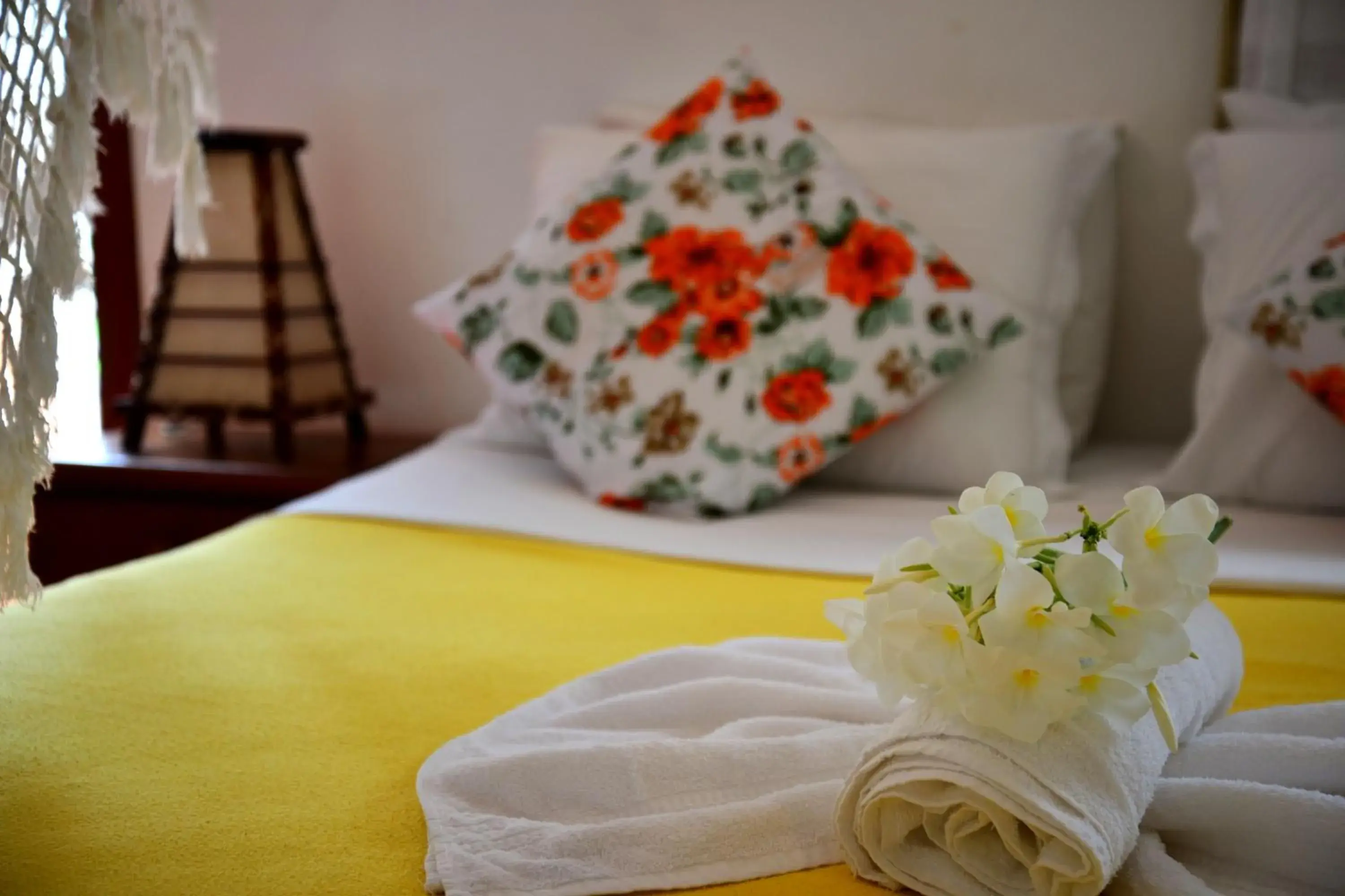 Bed in Pousada Enseada Dos Golfinhos Bed in Pousada Enseada Dos Golfinhos