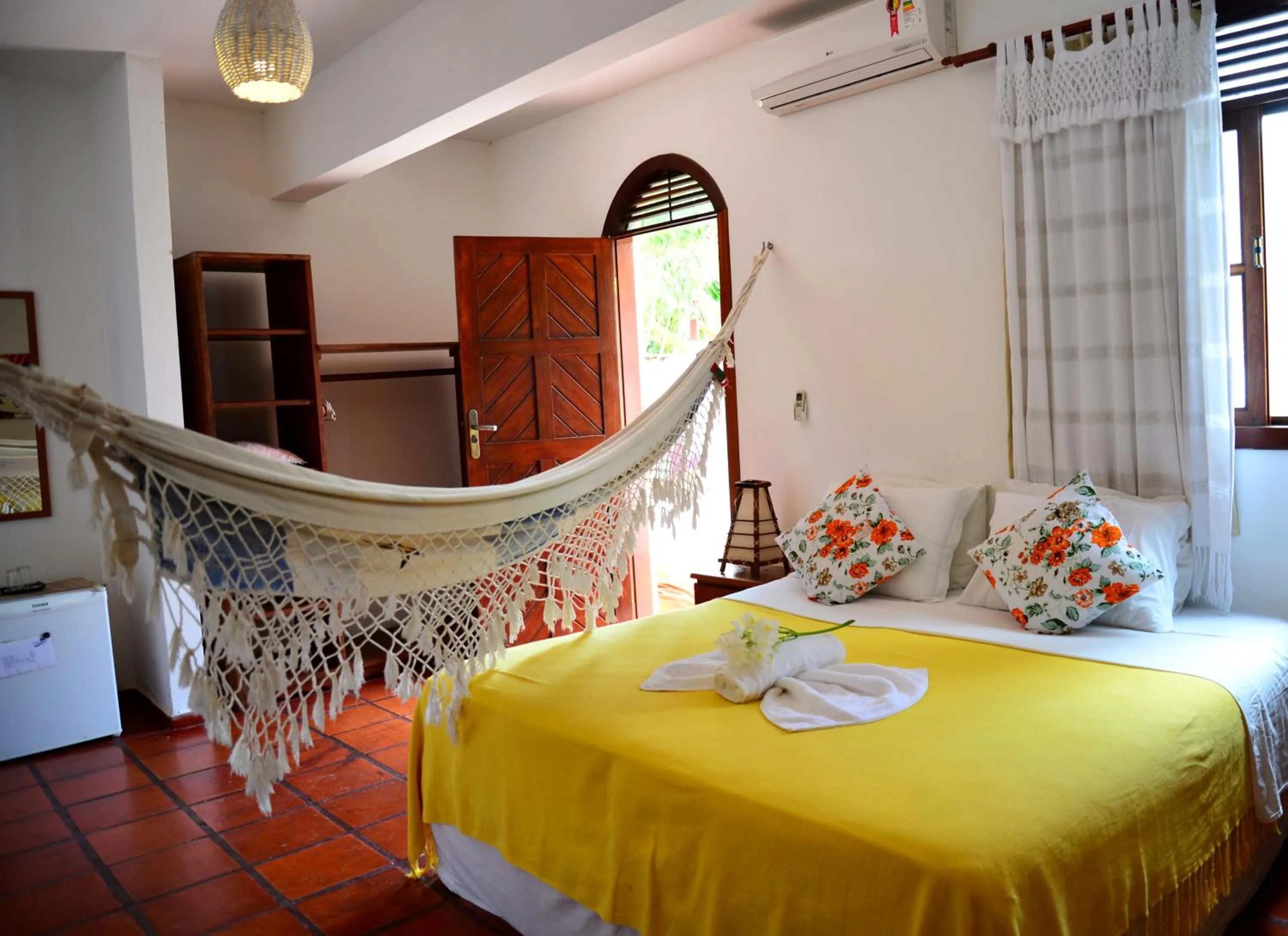 Bed in Pousada Enseada Dos Golfinhos