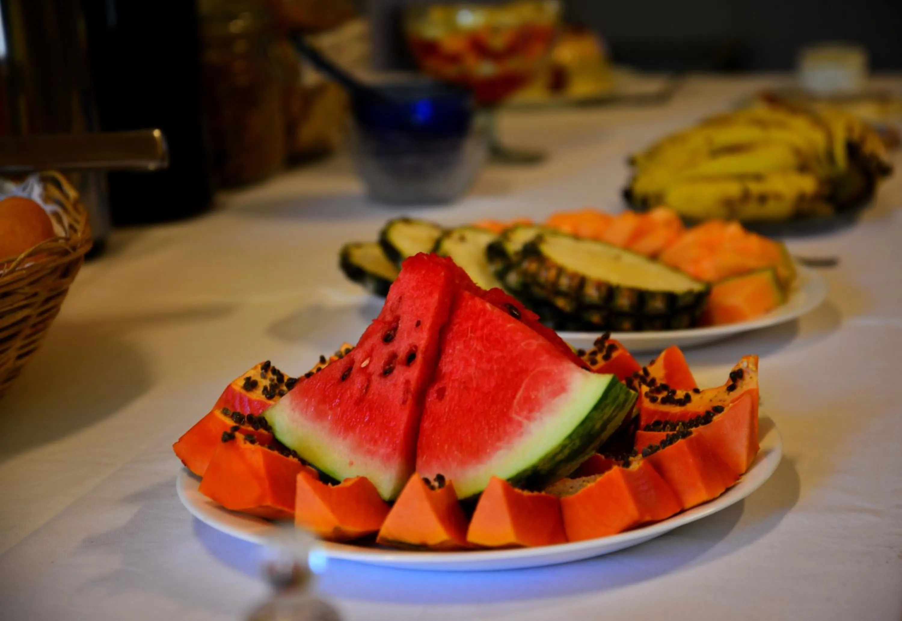 Buffet breakfast in Pousada Enseada Dos Golfinhos