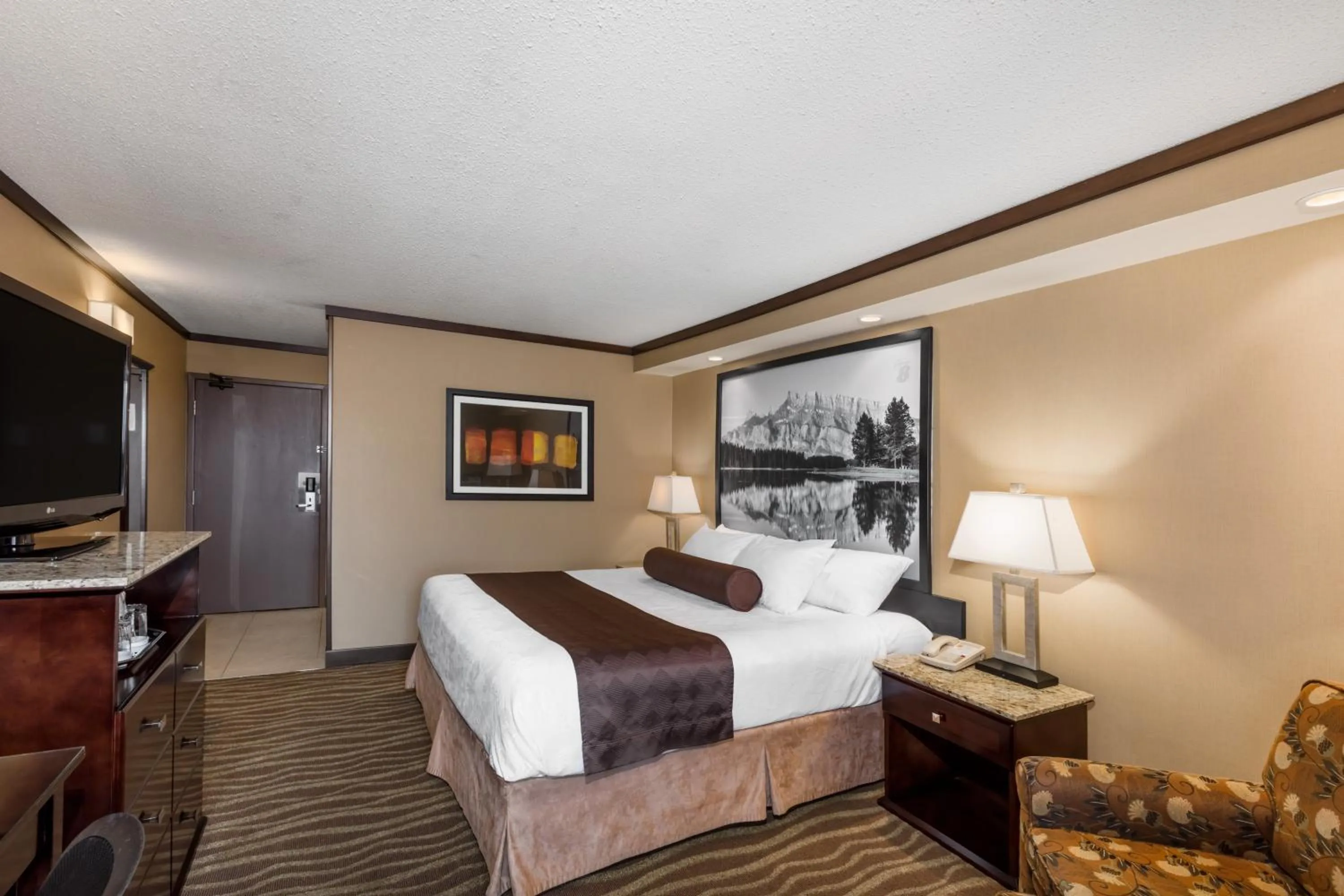 Bed in Siding 16 Lodge