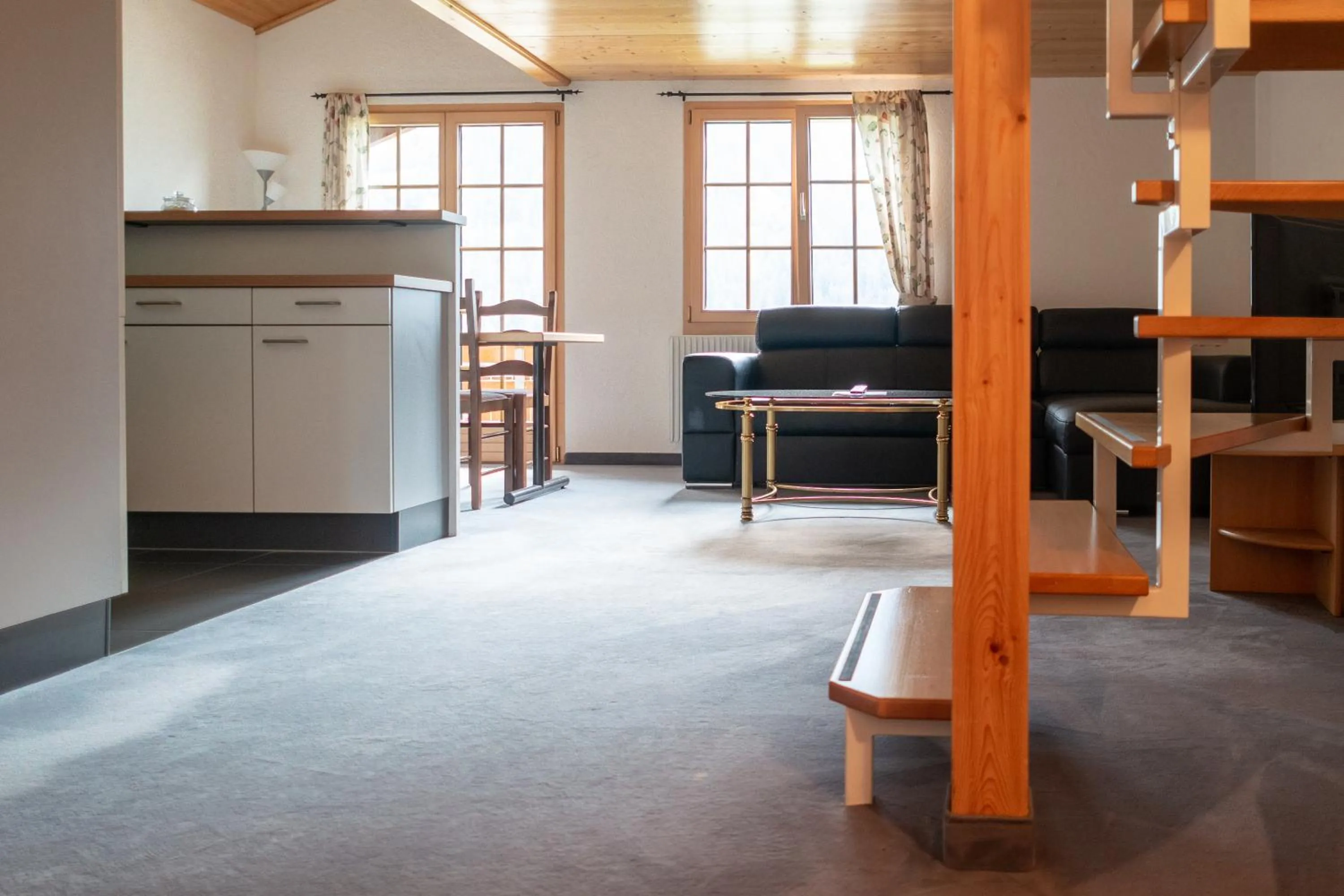 Kitchen or kitchenette in Hotel Gletscherblick Grindelwald