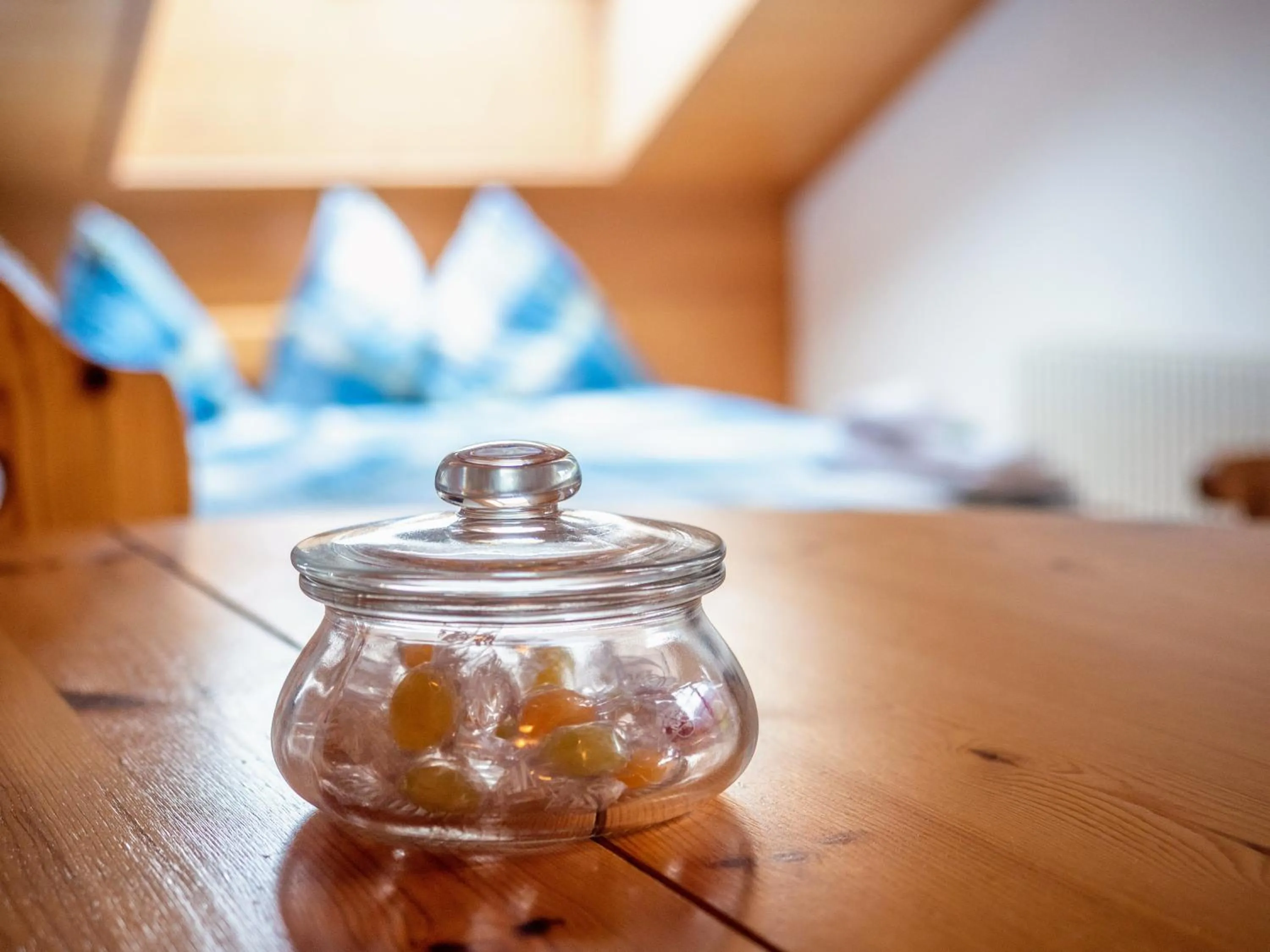 Decorative detail, Bed in Hotel Gletscherblick Grindelwald