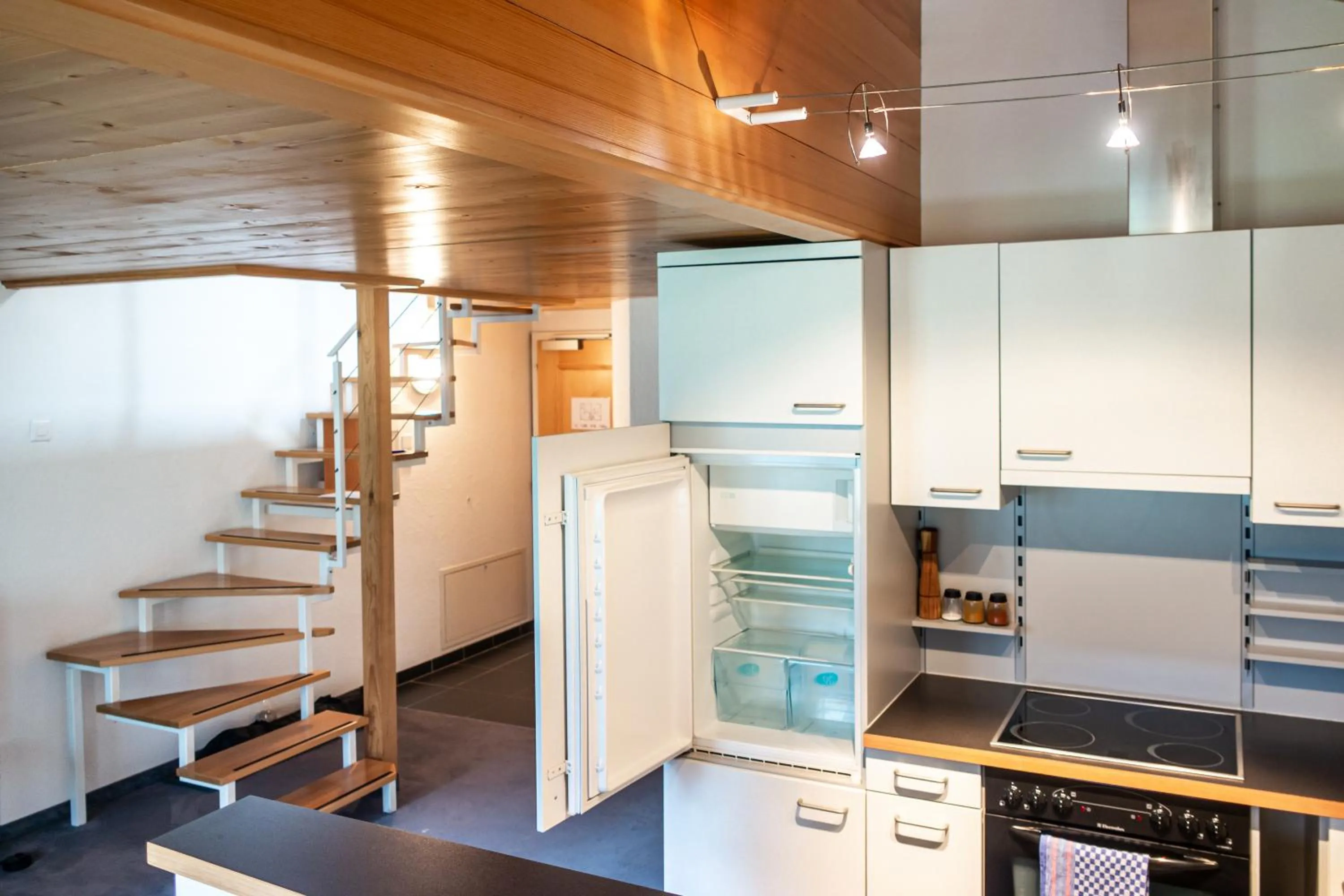 Kitchen or kitchenette in Hotel Gletscherblick Grindelwald