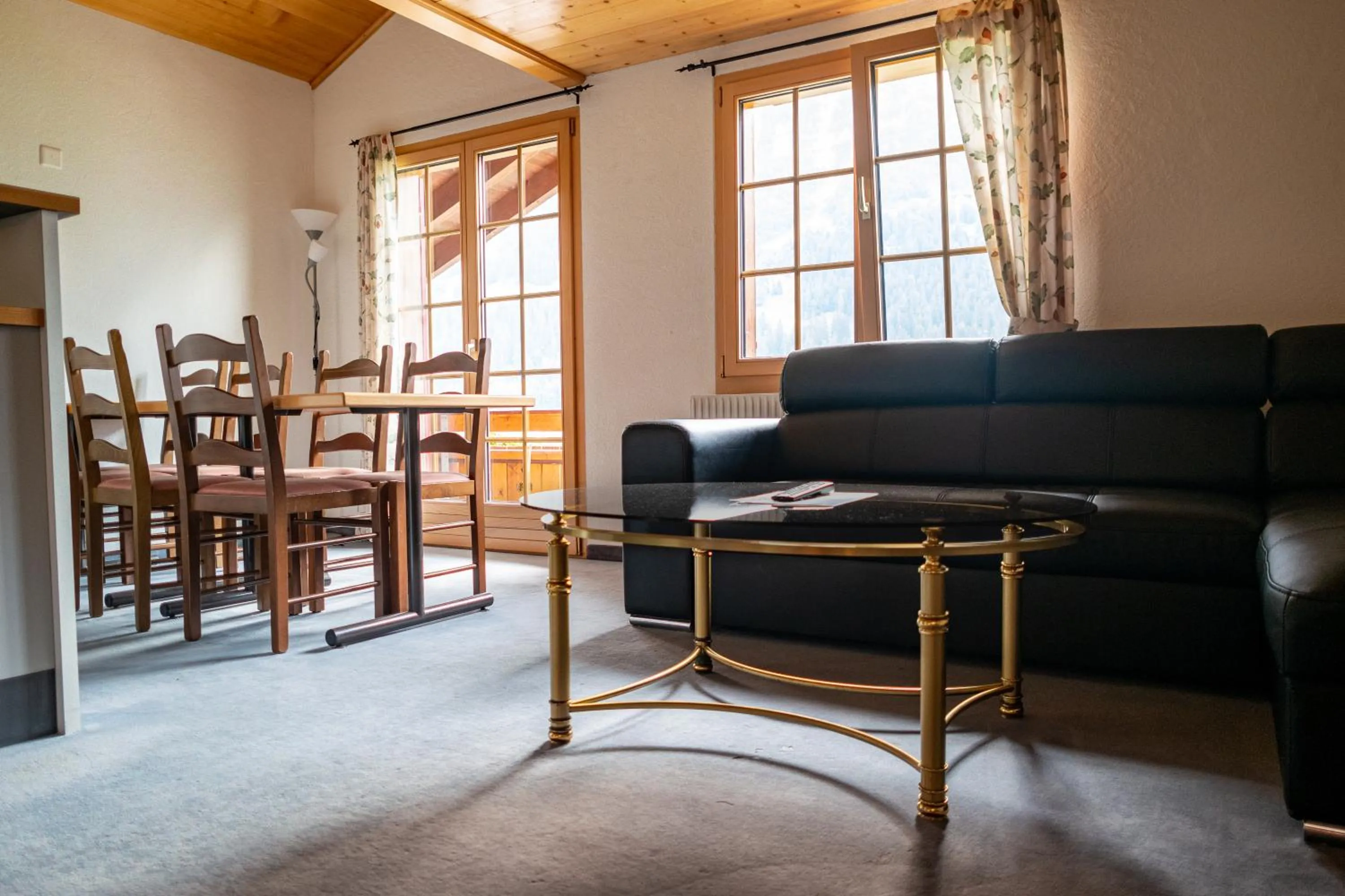 Living room in Hotel Gletscherblick Grindelwald