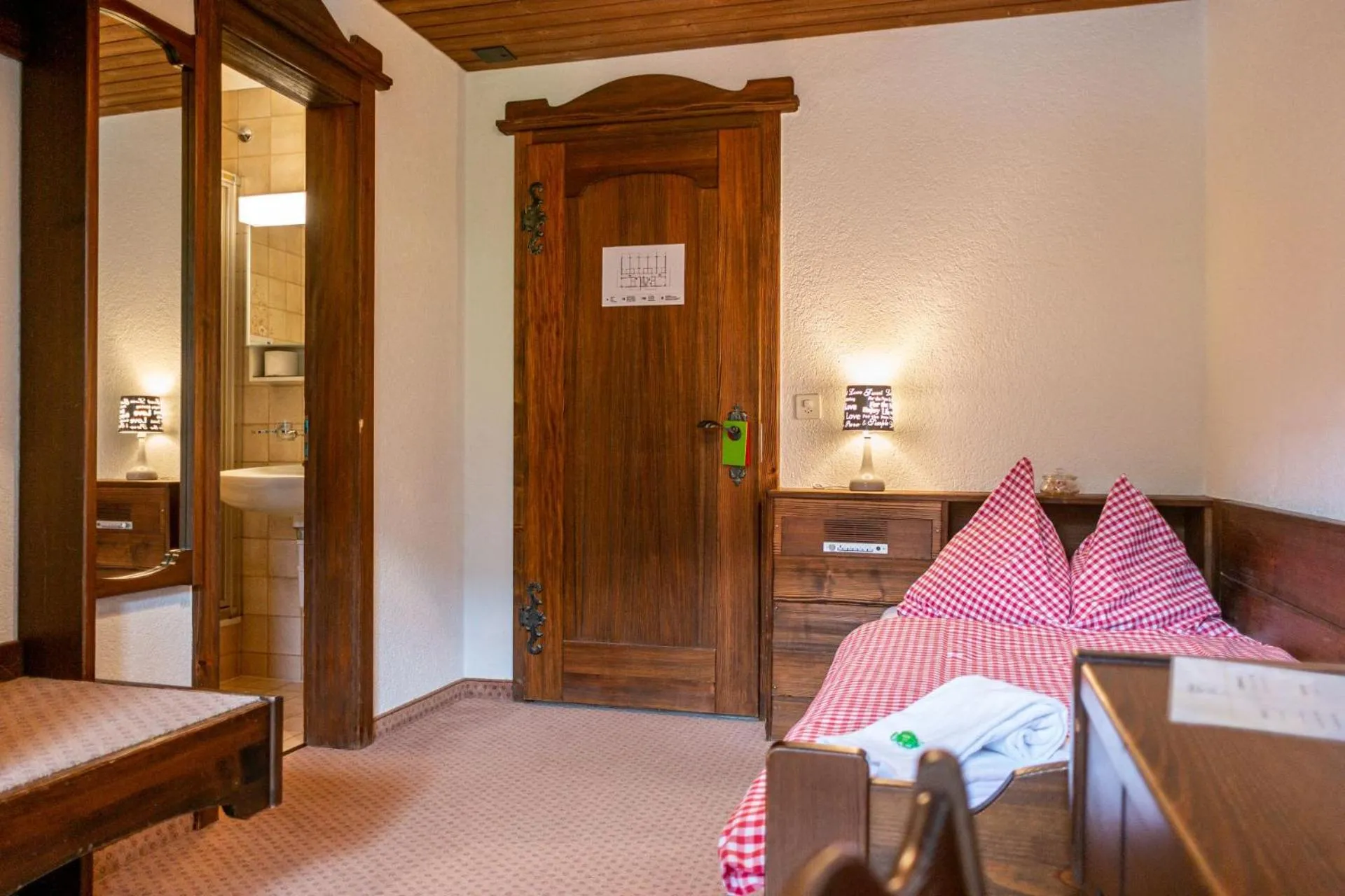 Bed in Hotel Gletscherblick Grindelwald