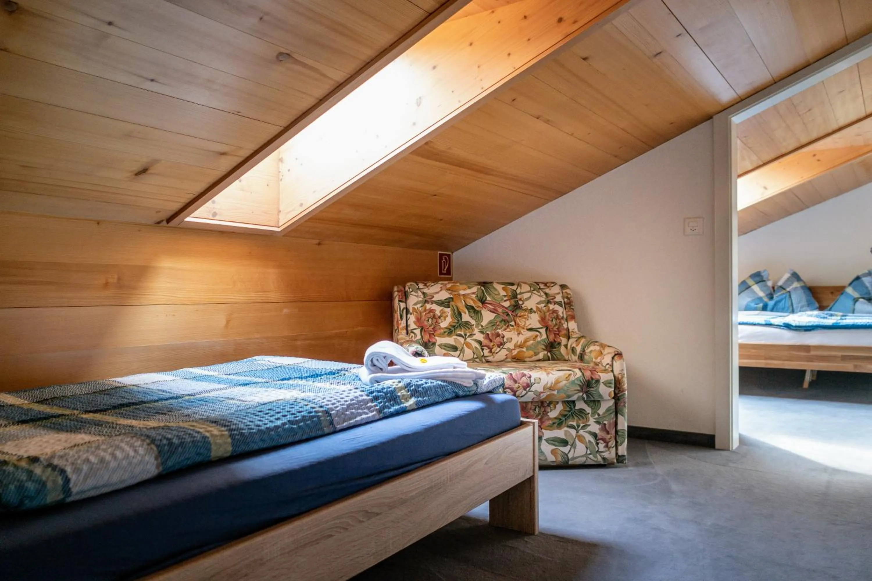 Bed in Hotel Gletscherblick Grindelwald