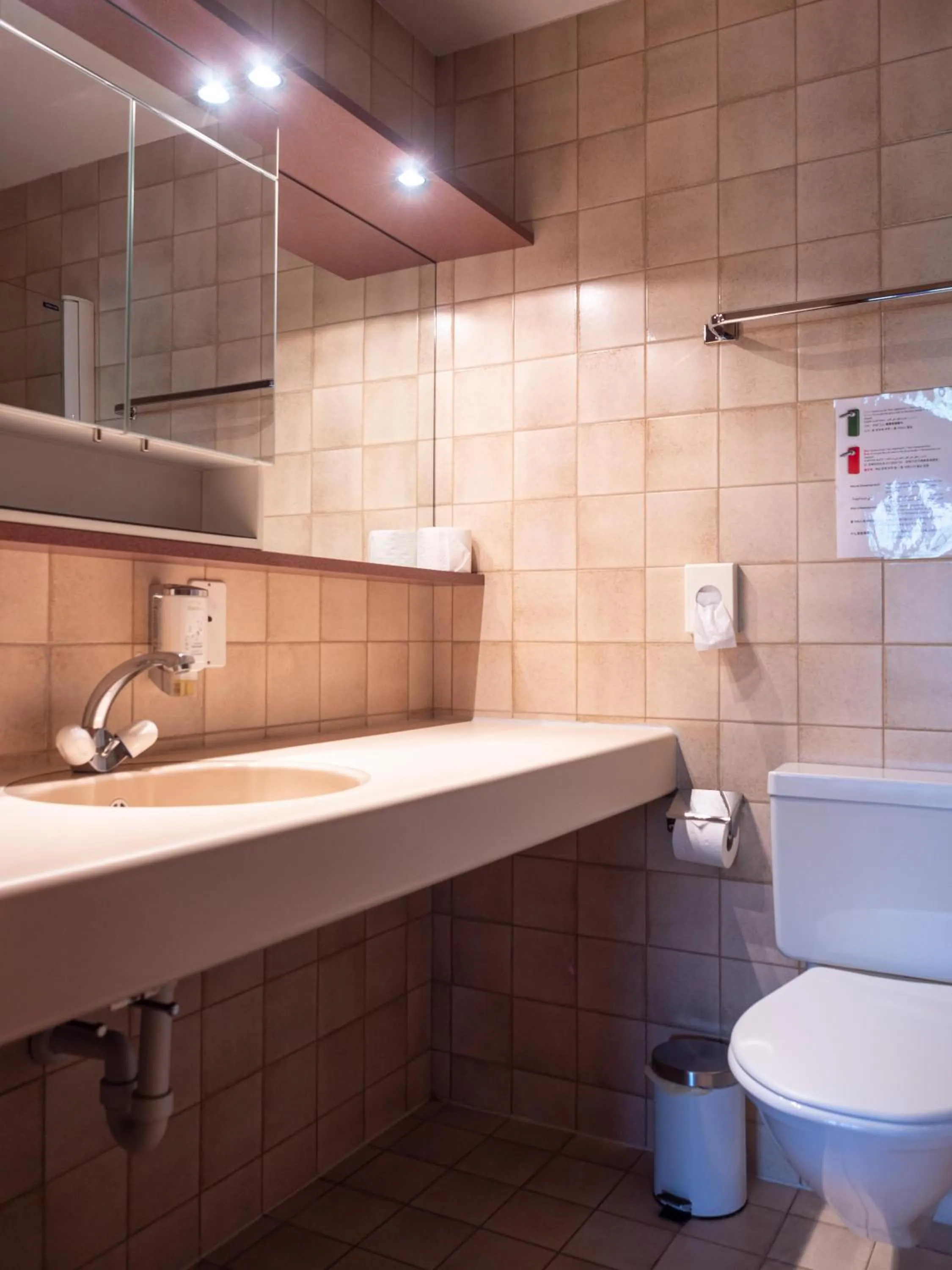 Toilet in Hotel Gletscherblick Grindelwald