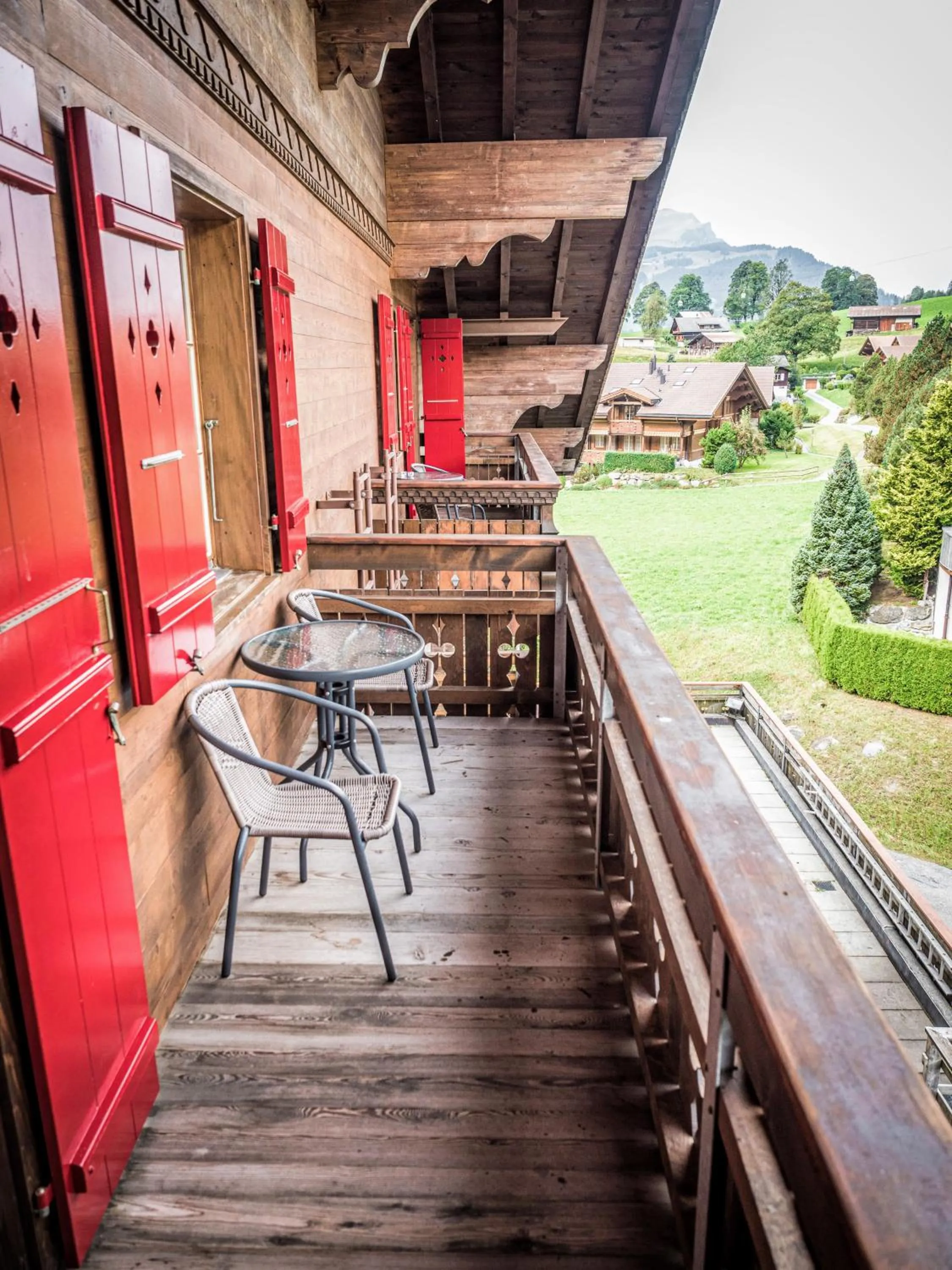 Balcony/Terrace in Hotel Gletscherblick Grindelwald