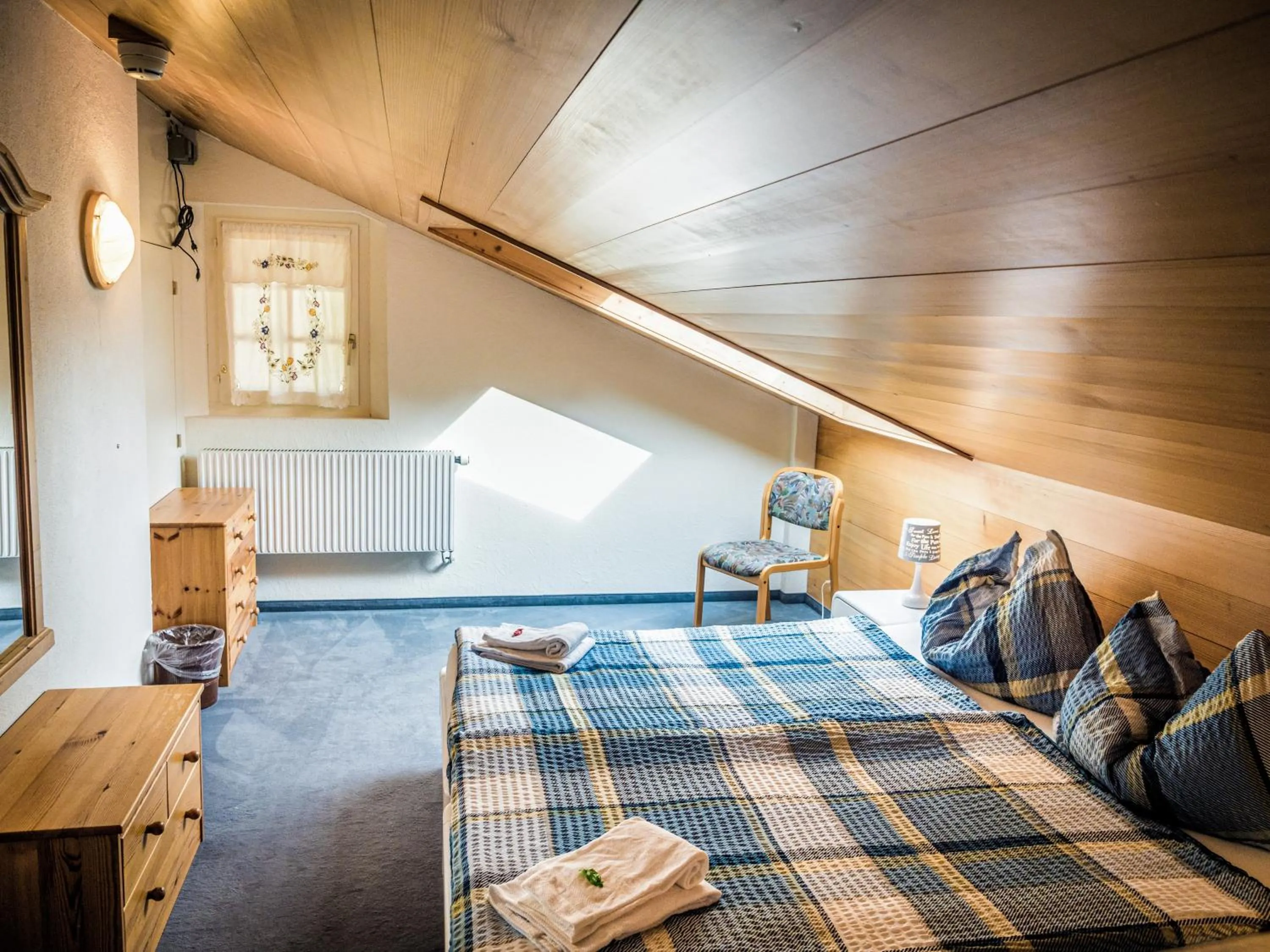 Bed in Hotel Gletscherblick Grindelwald