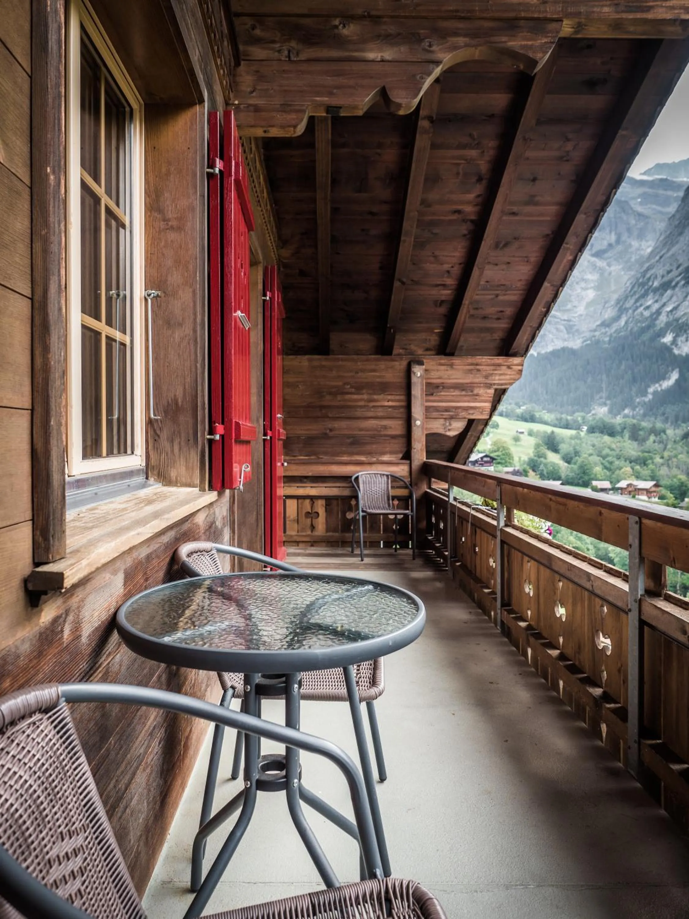 Balcony/Terrace in Hotel Gletscherblick Grindelwald