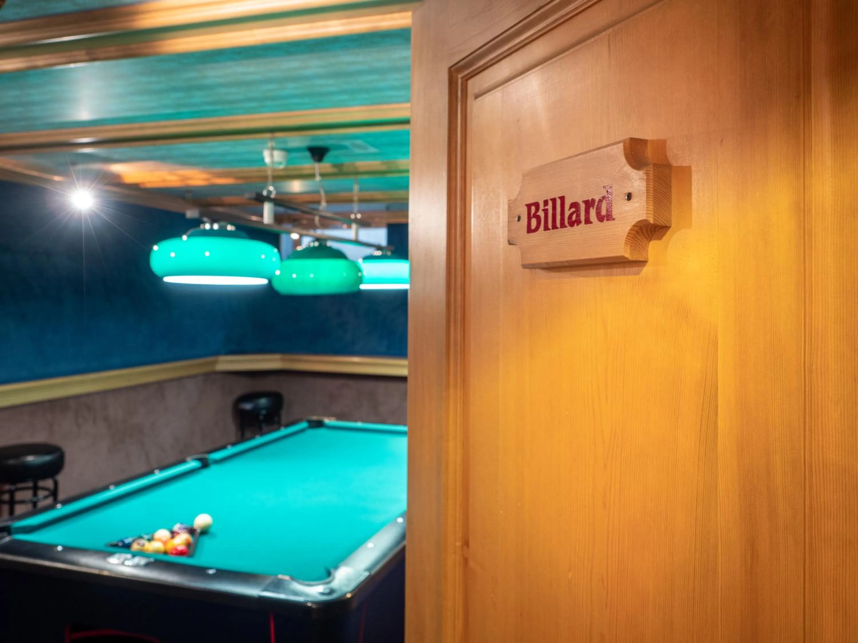 Billiard in Hotel Gletscherblick Grindelwald