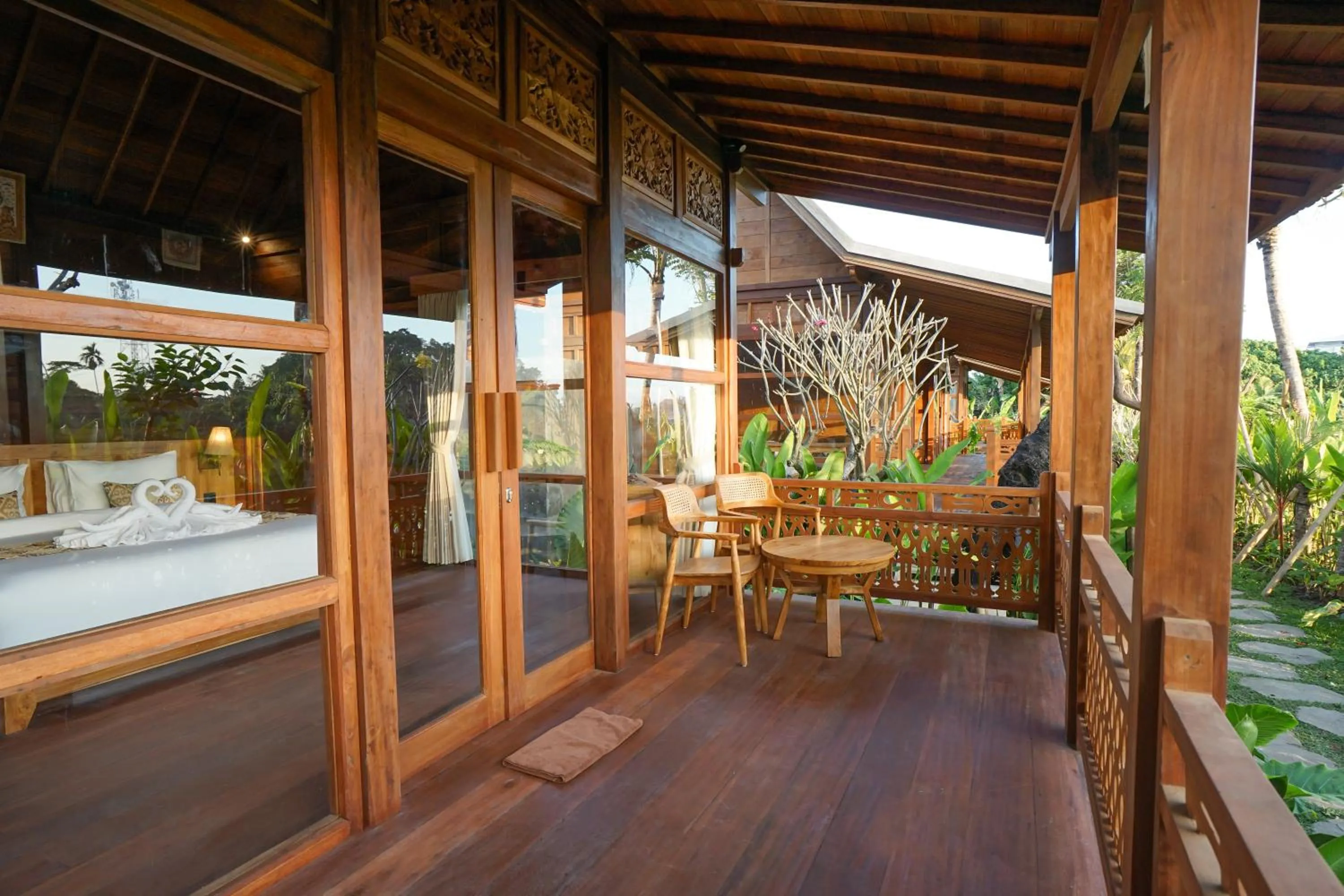 Balcony/Terrace in Ubud Art Resort