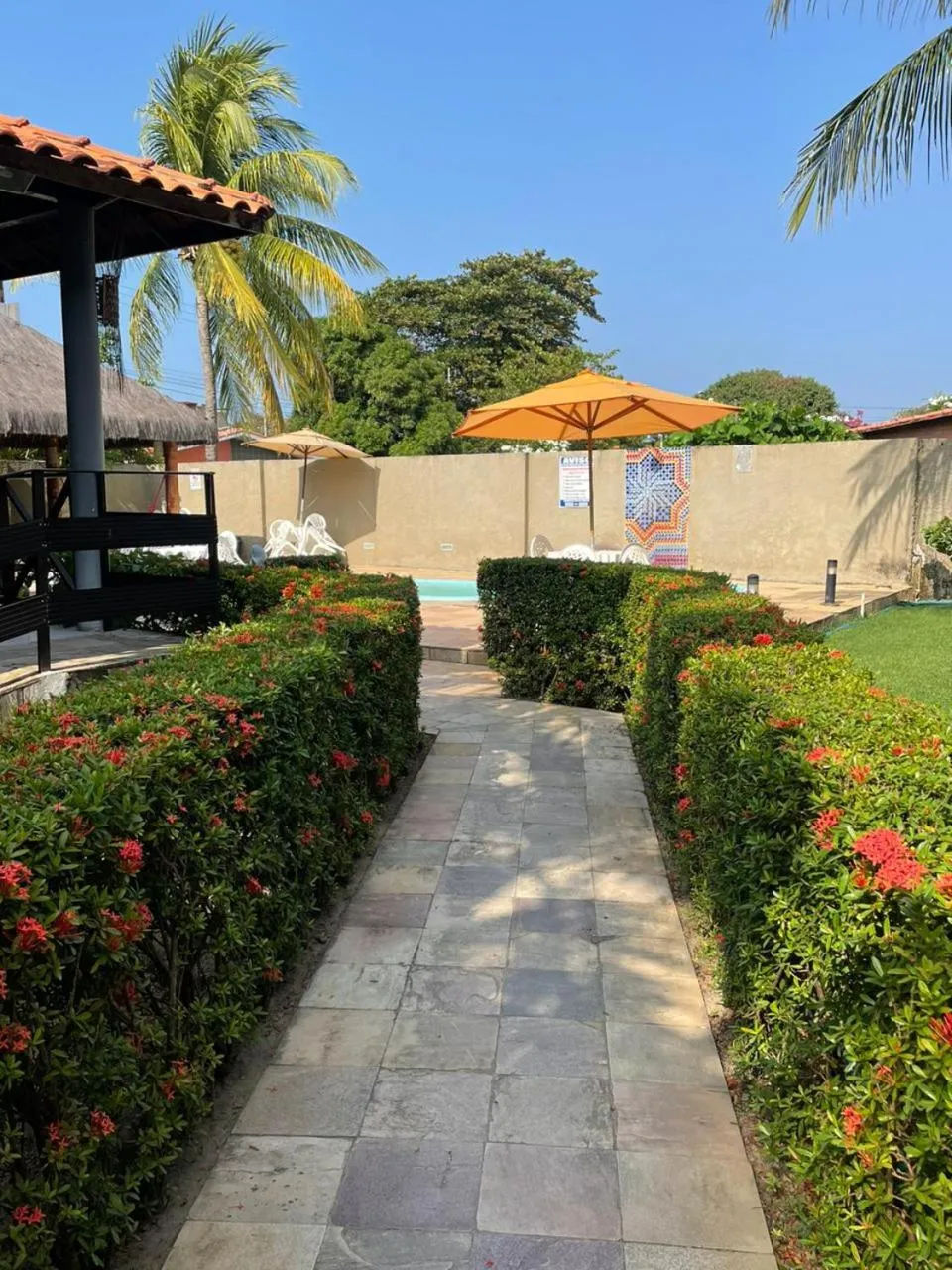 Garden view in Pousada Solar da Praia