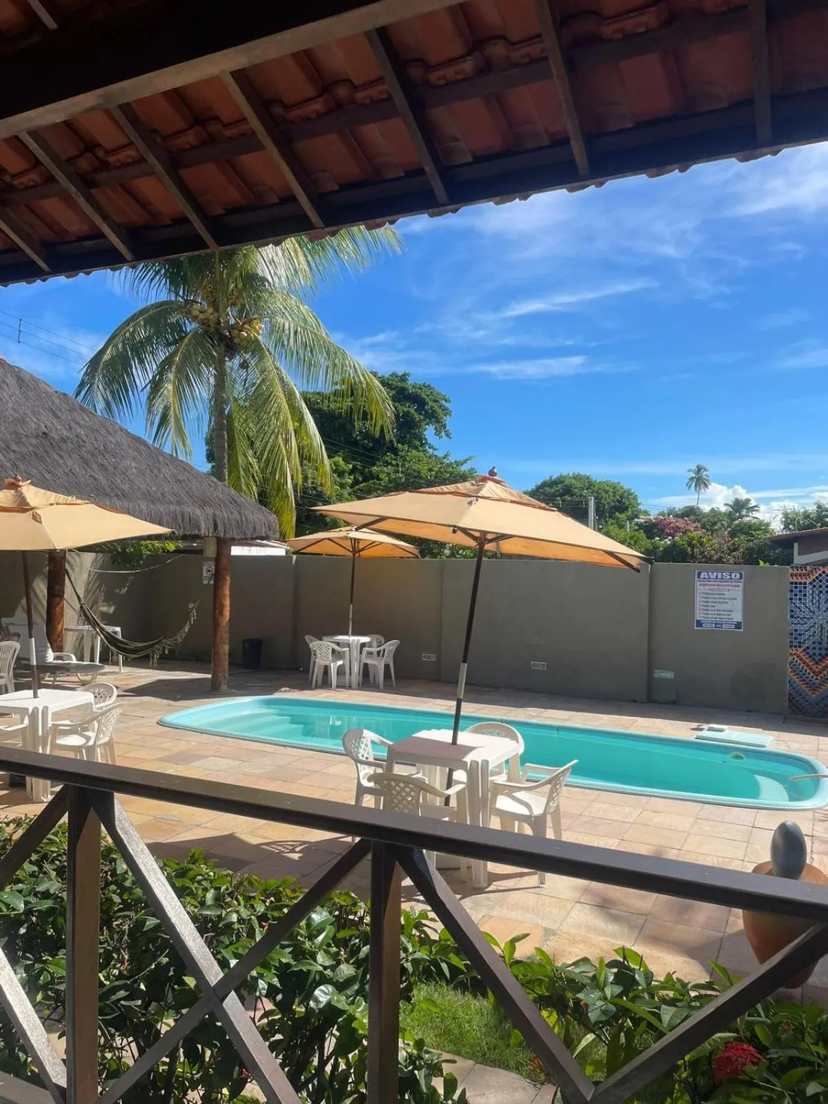 Swimming pool in Pousada Solar da Praia